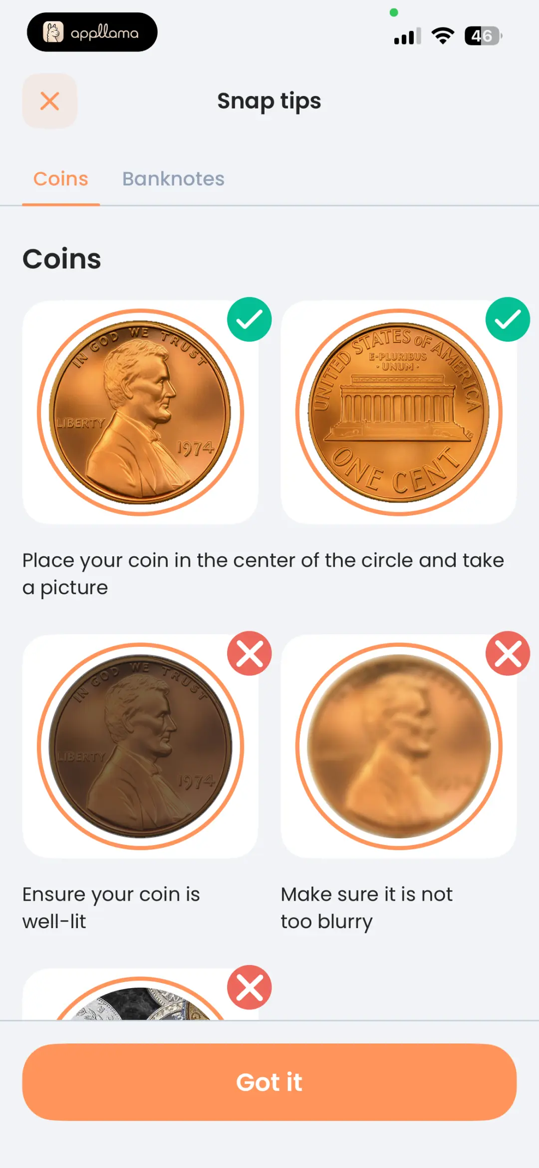 Coin Snap Tips