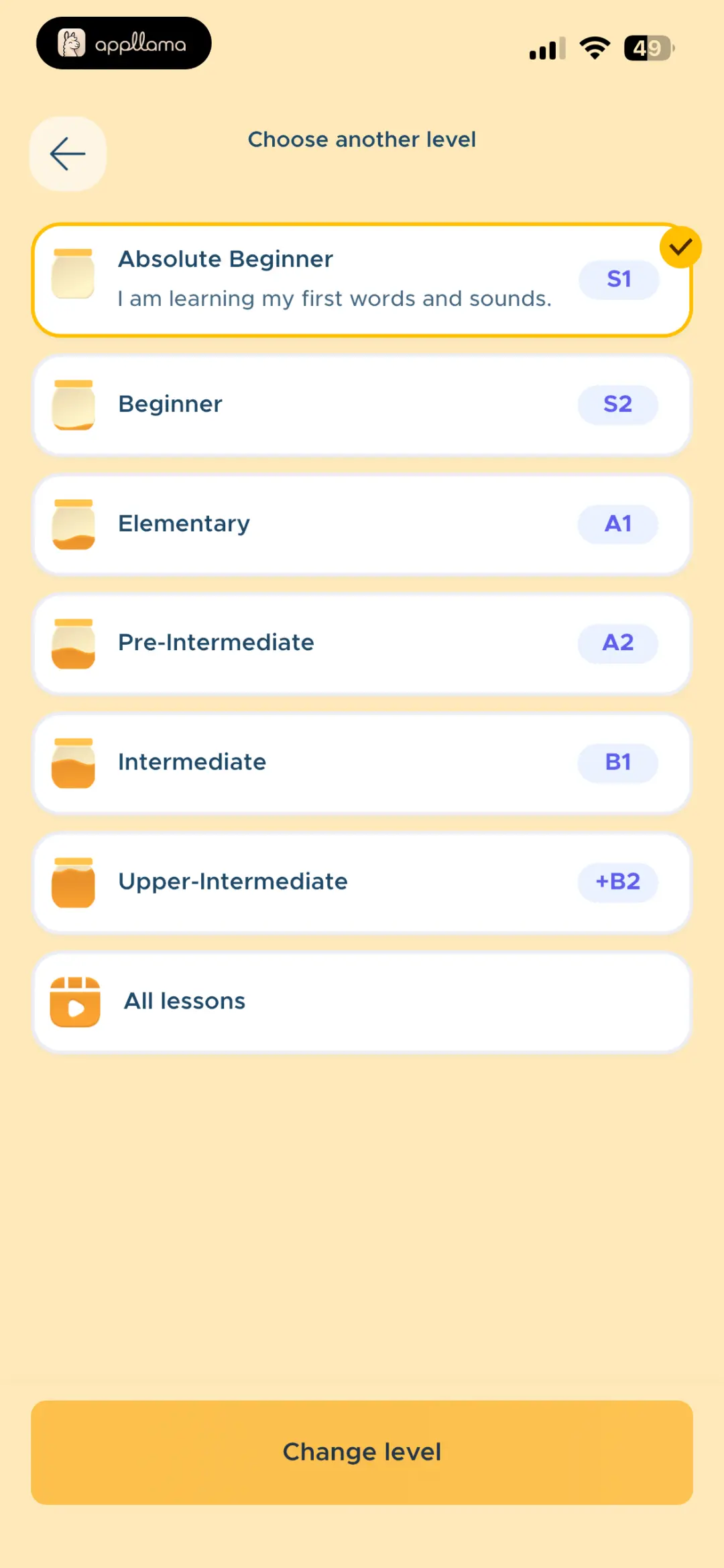 Level Selector