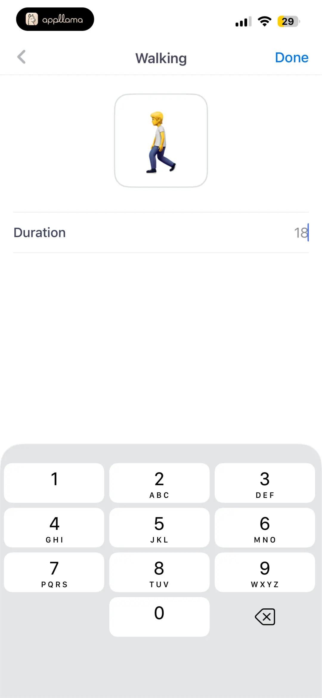 Walking Duration