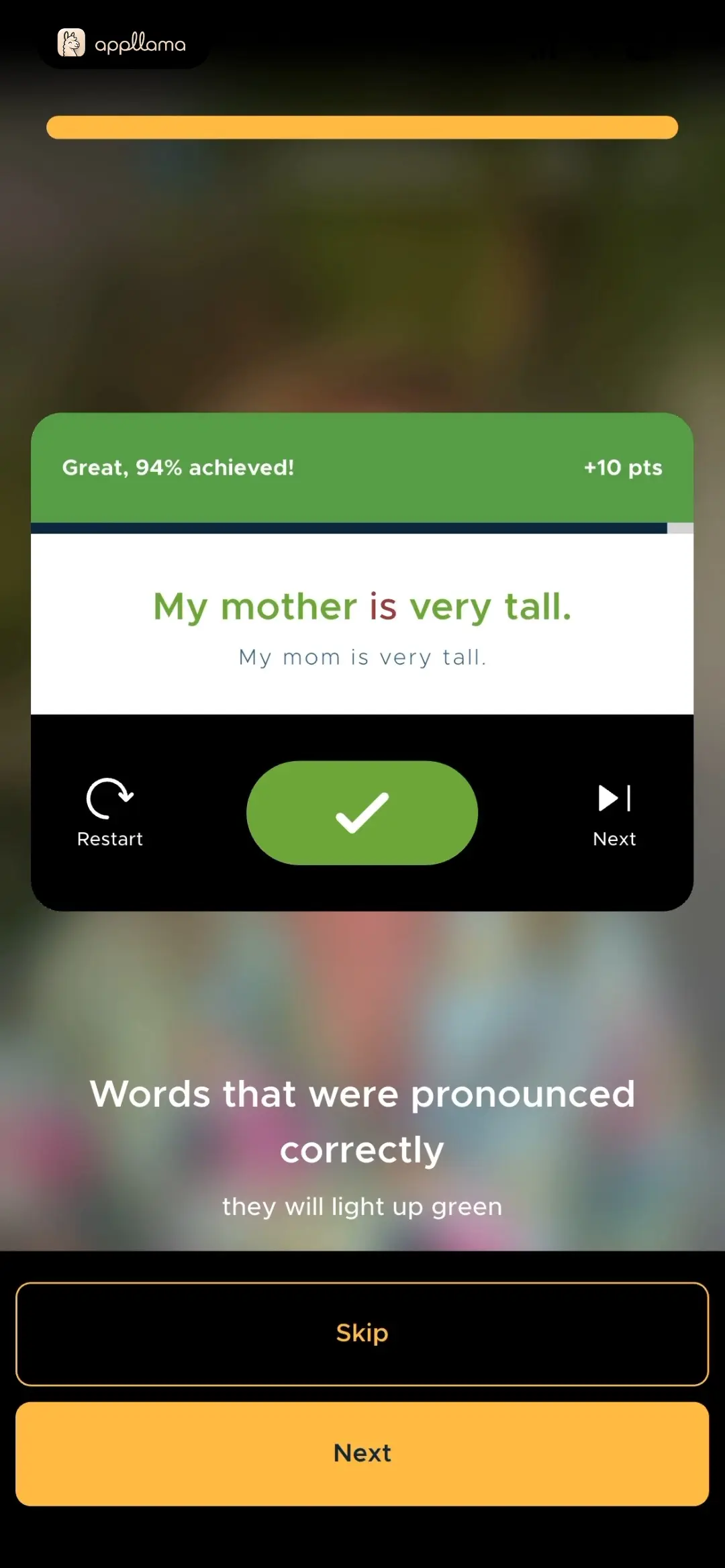 Pronunciation Feedback