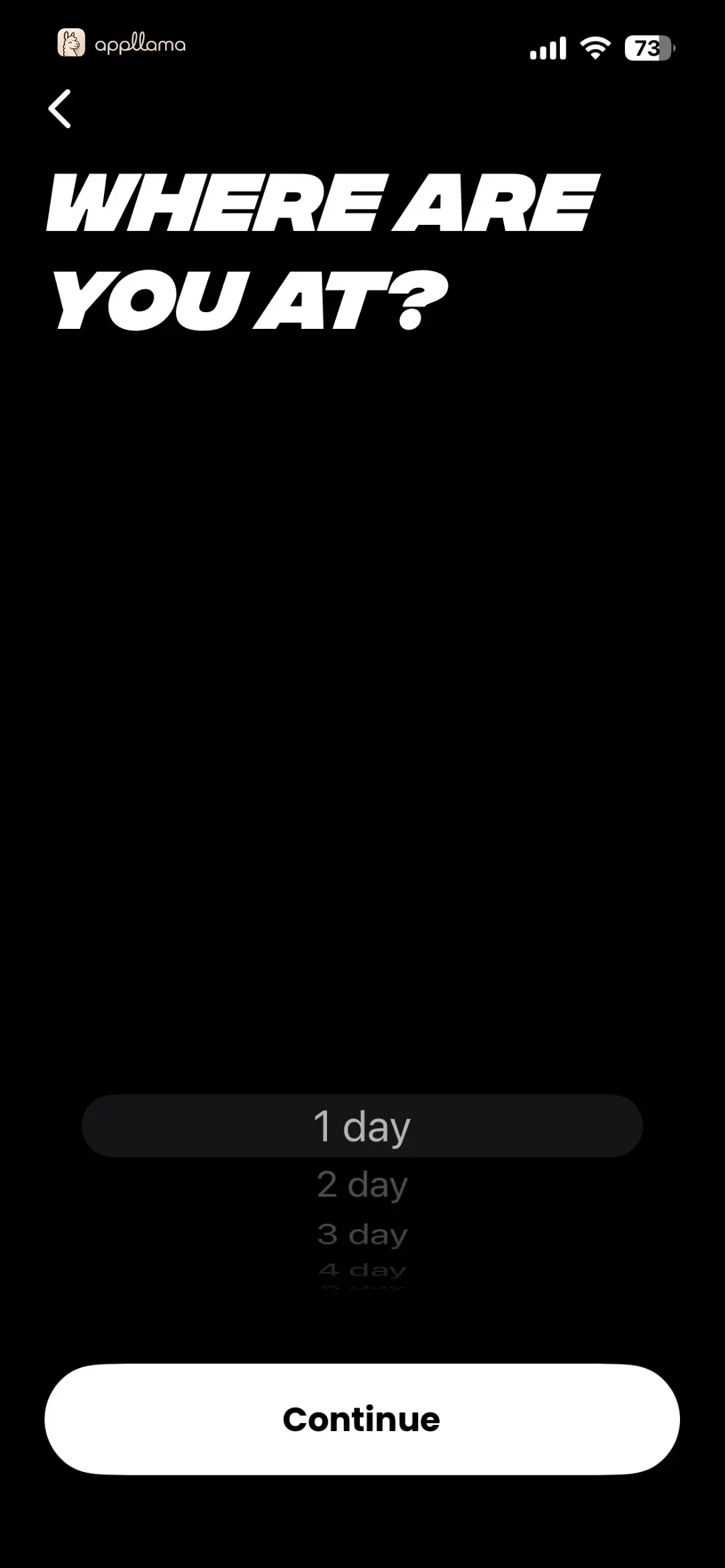 Progress Day Picker