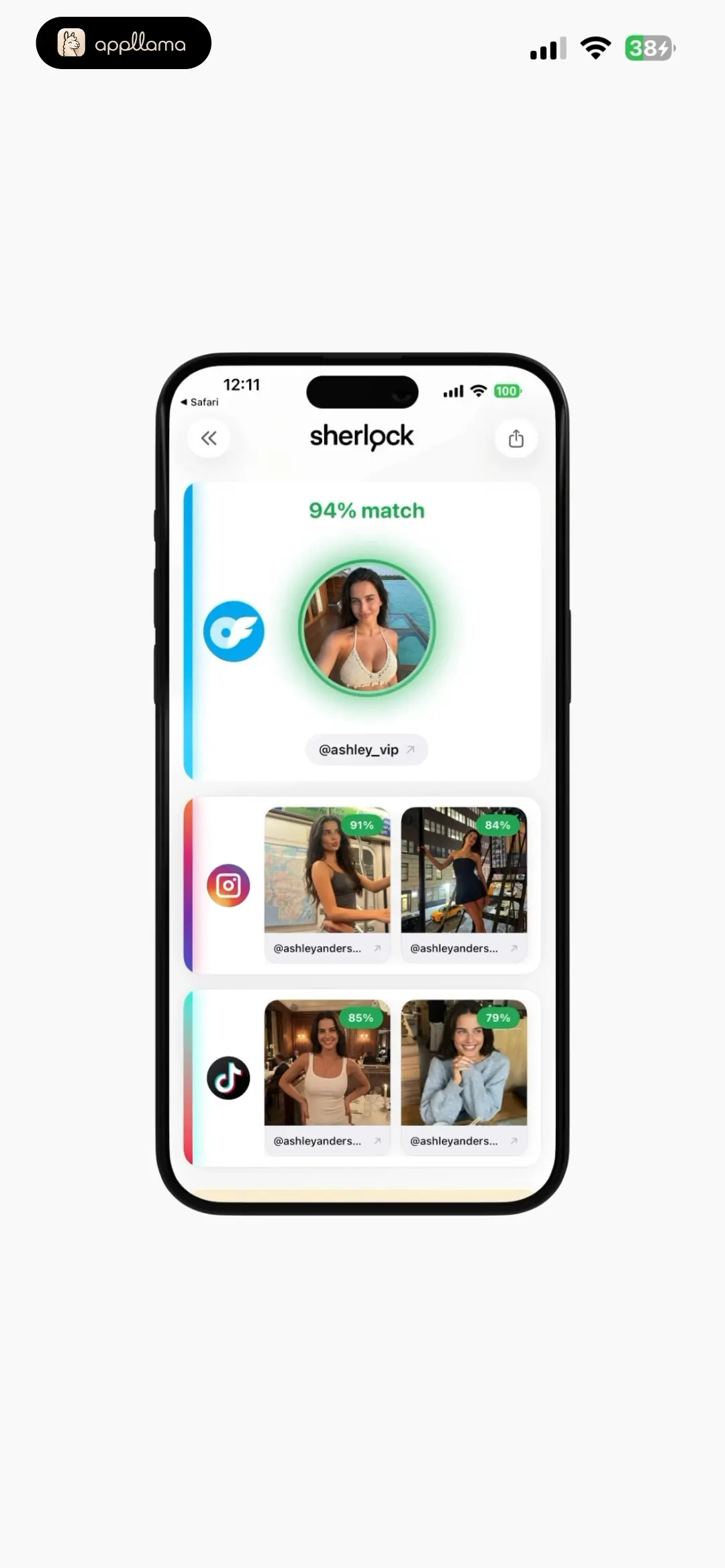 Results Phone Preview