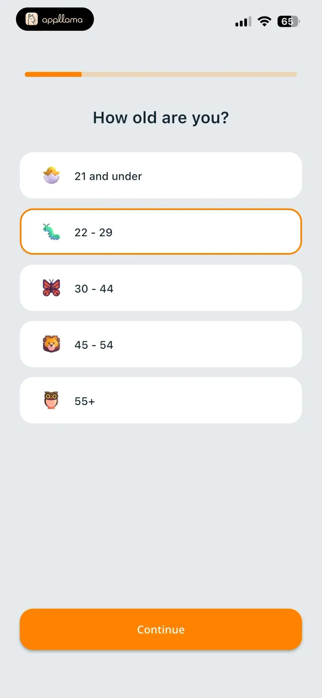 Age Selection