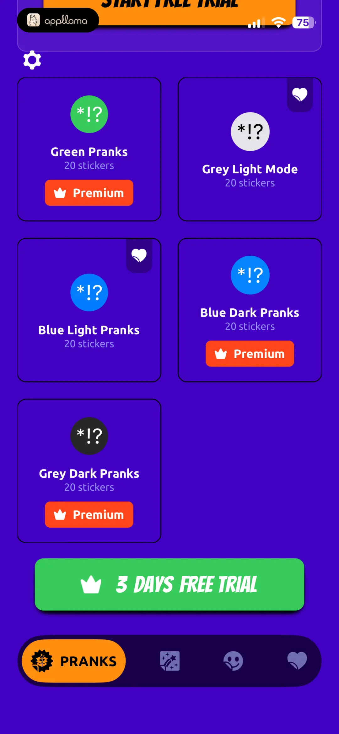 Prank Pack Catalog