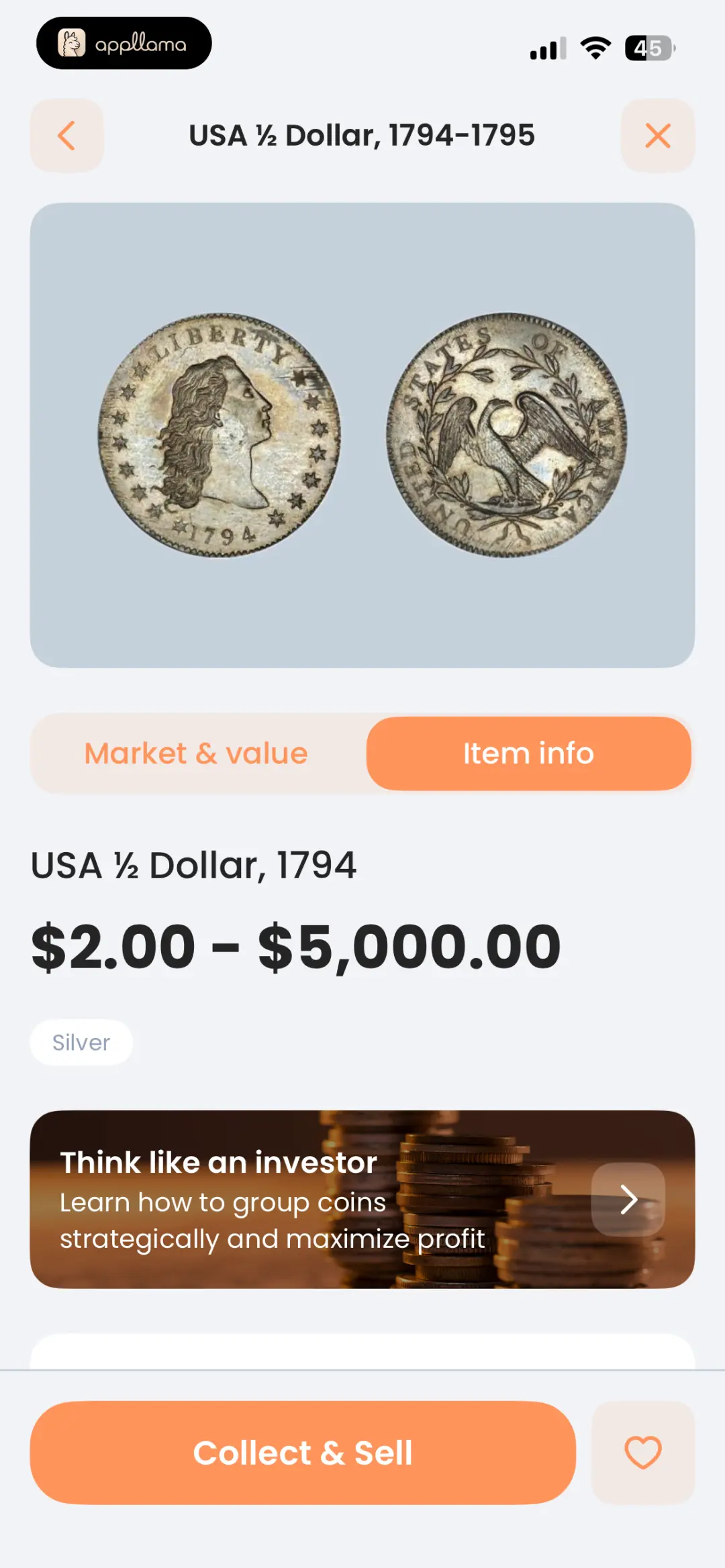 Coin Result Item Info
