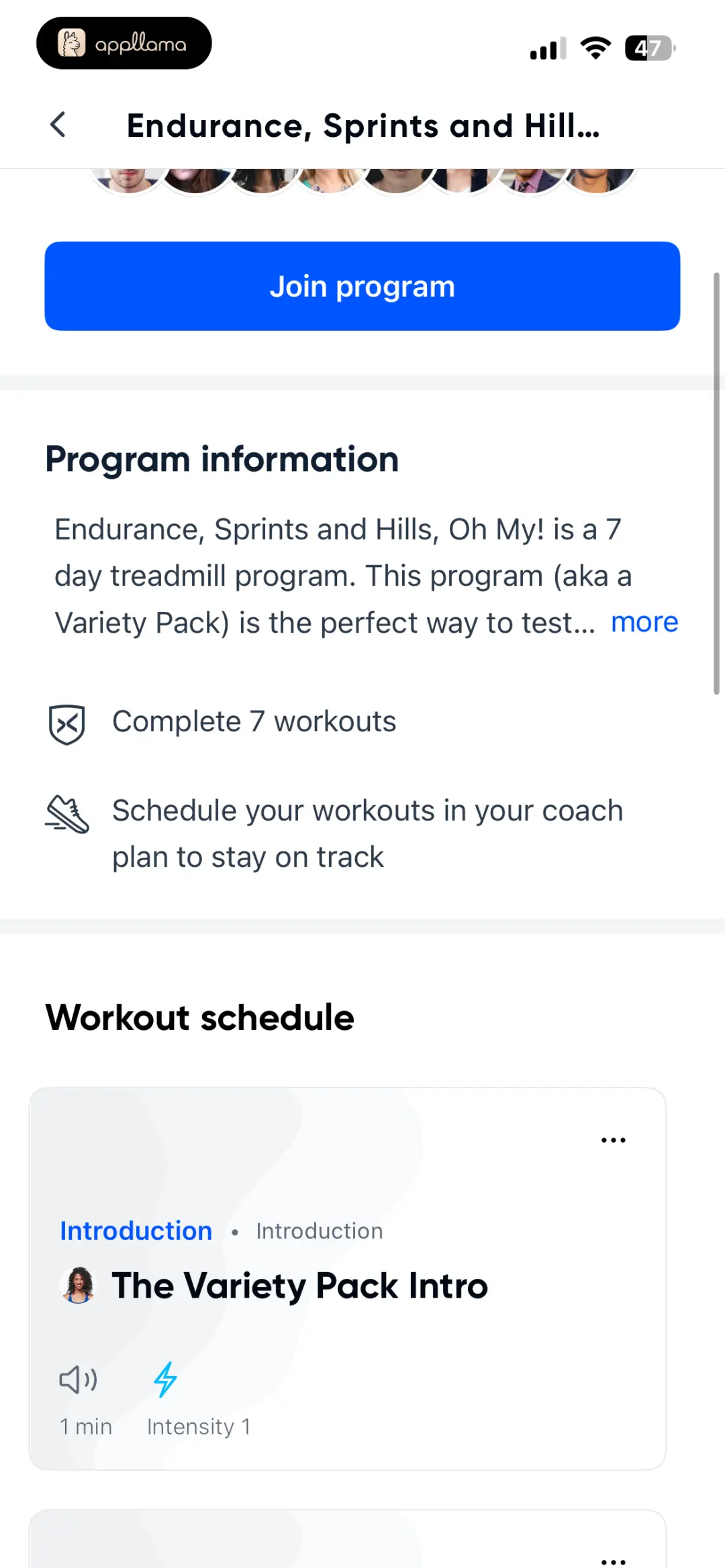 Program Schedule