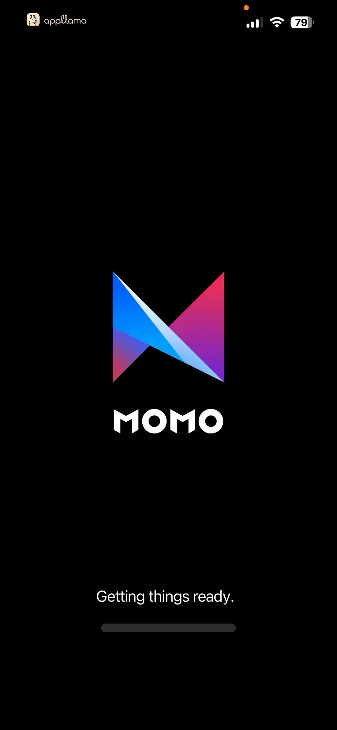 Momo: AI Photo & Video Maker Splash Loading