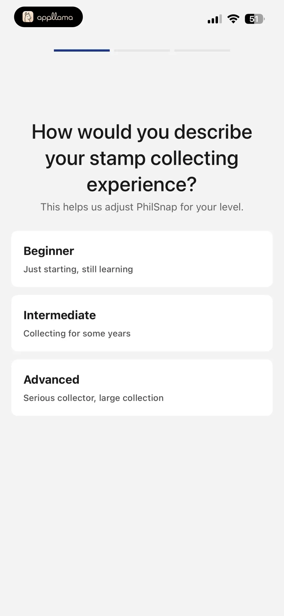 Collector Experience