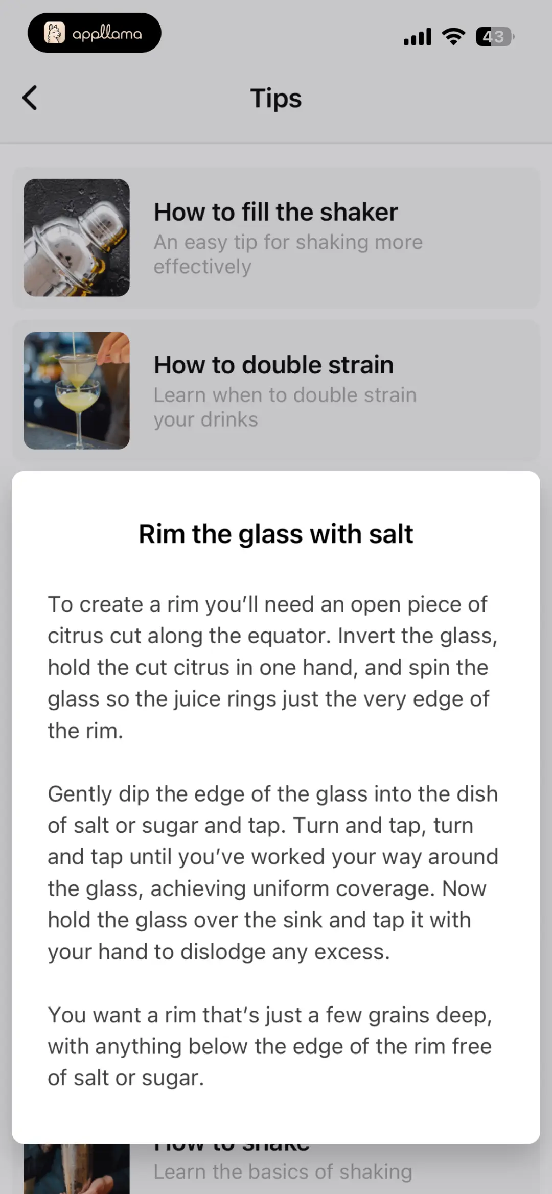 Tip Article Sheet