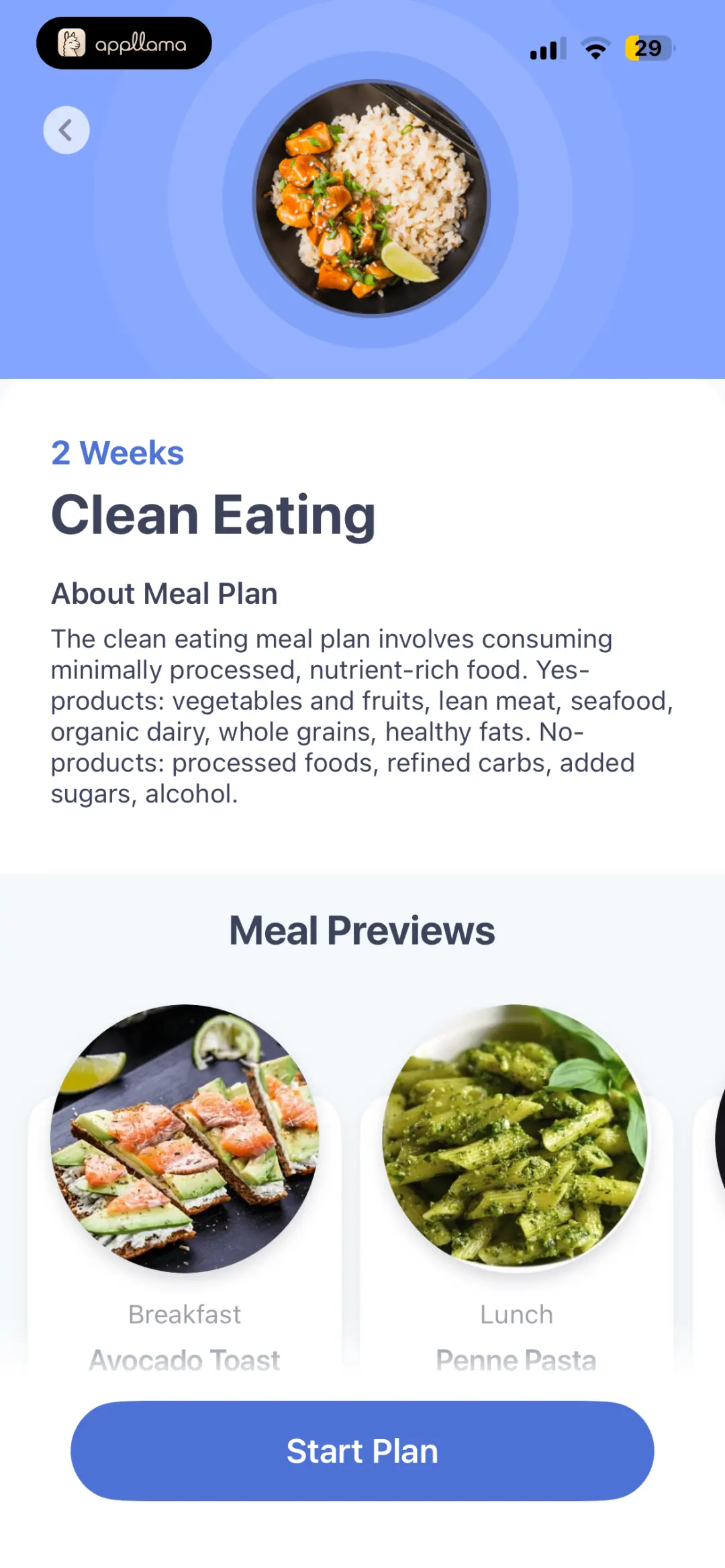 Clean Eating Plan
