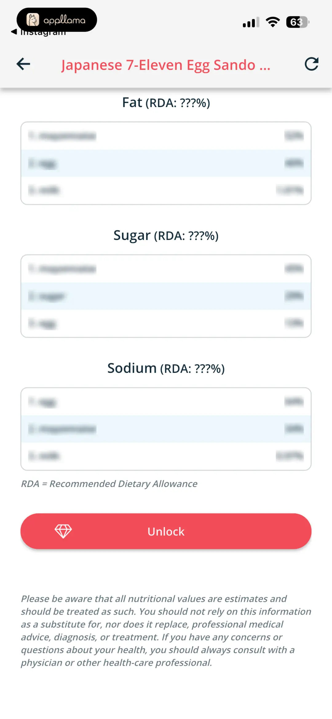 Nutrition Breakdown