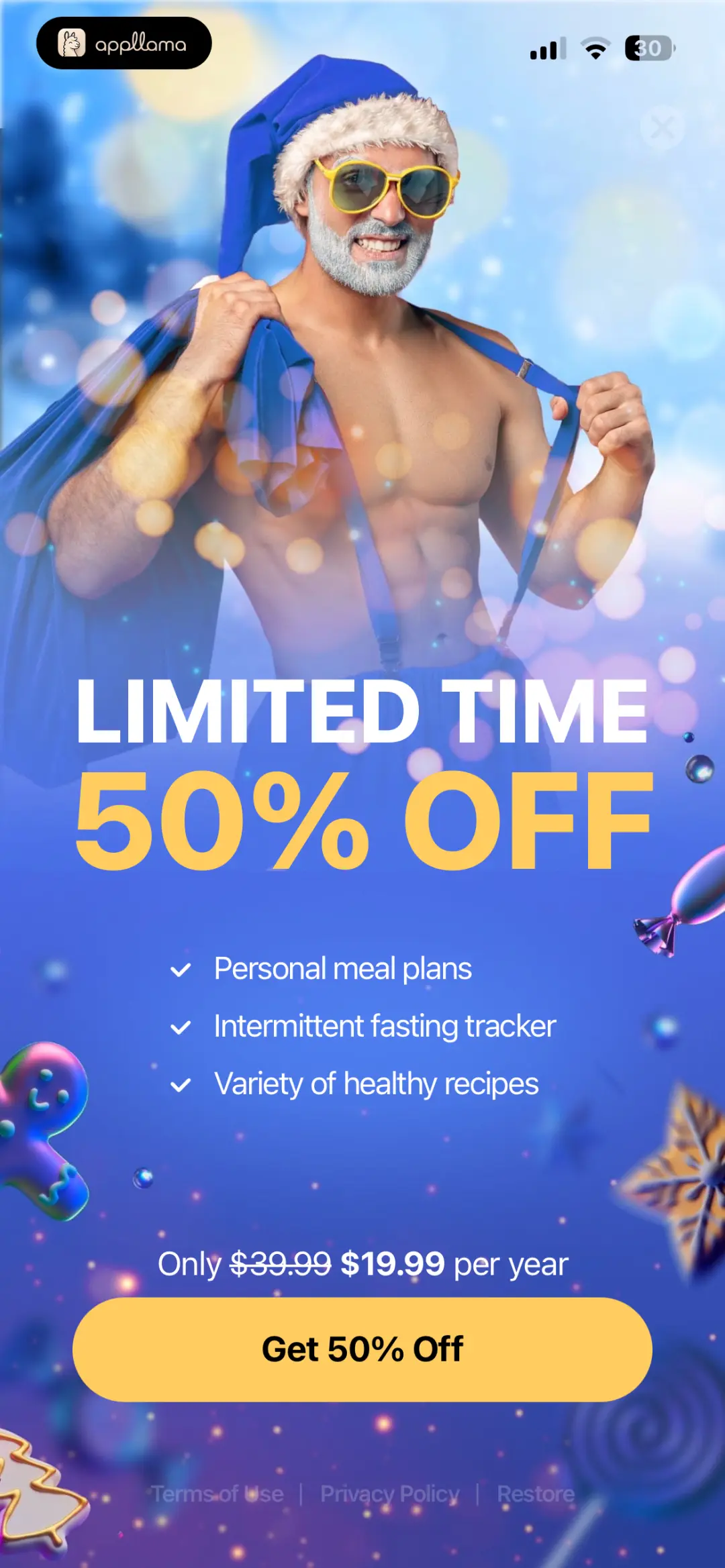 Holiday Discount Paywall