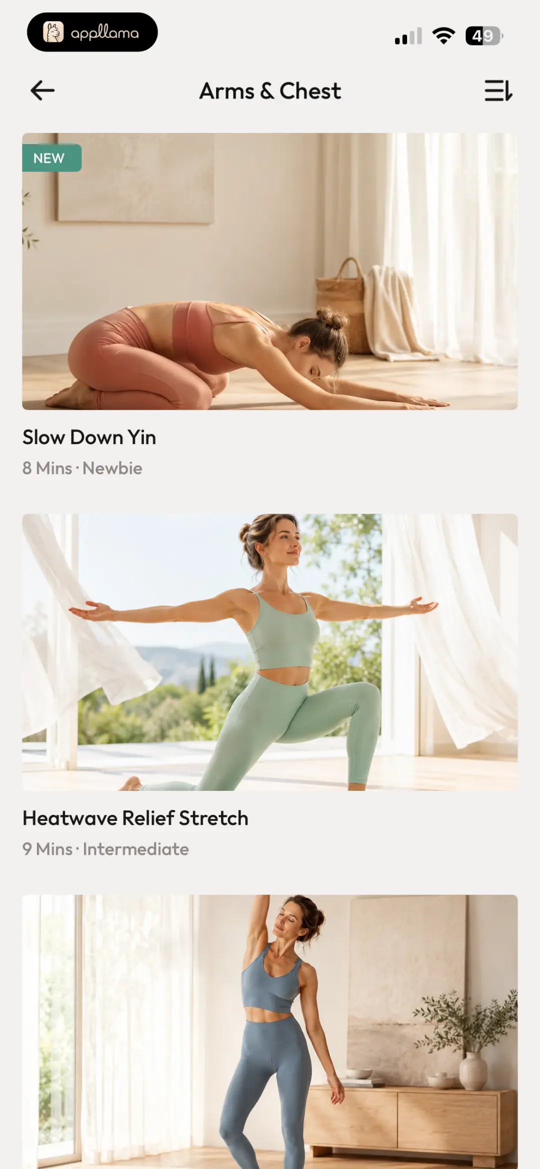 Exercises Feed