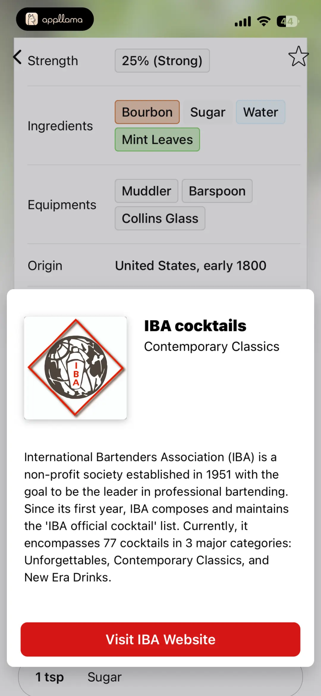 IBA Criteria Info Sheet