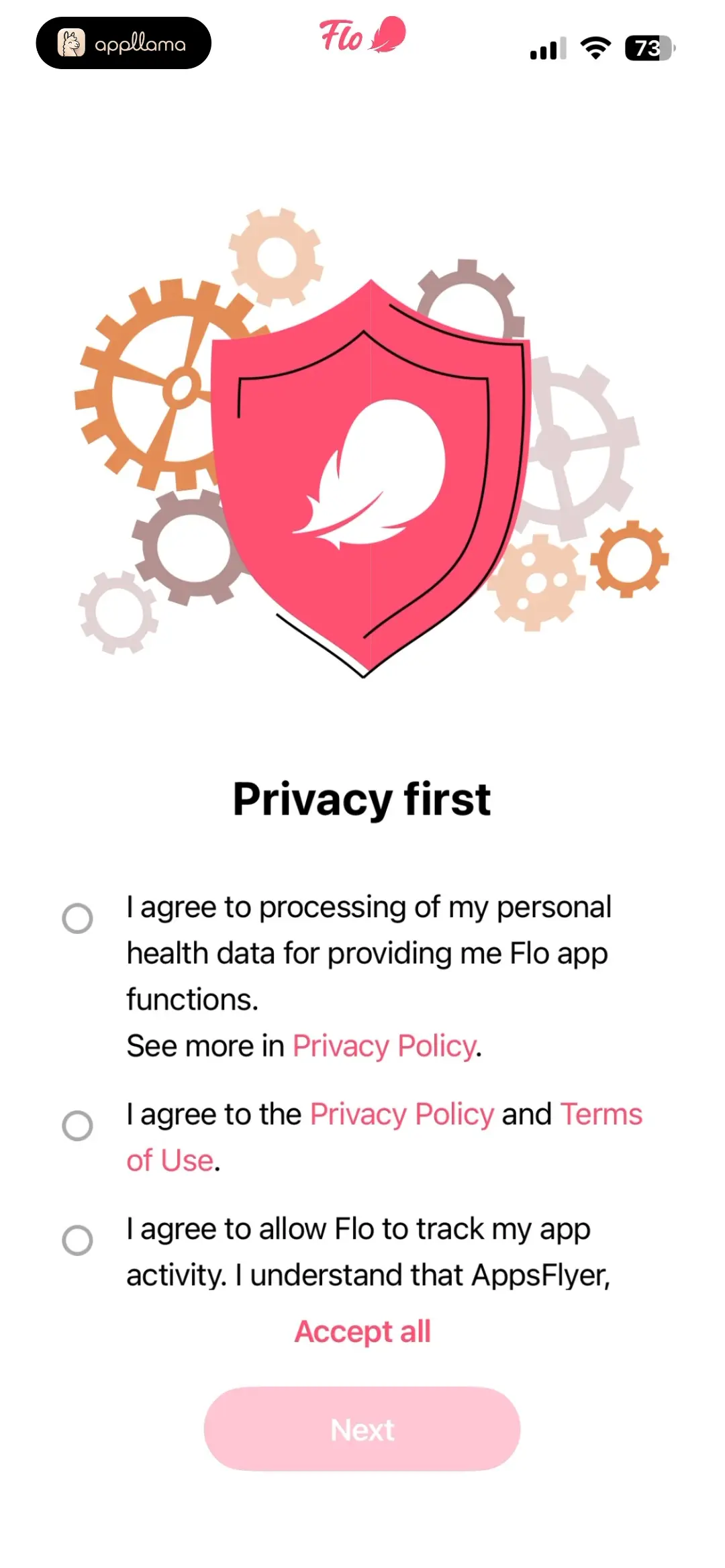 Flo Cycle & Period Tracker Privacy Consent
