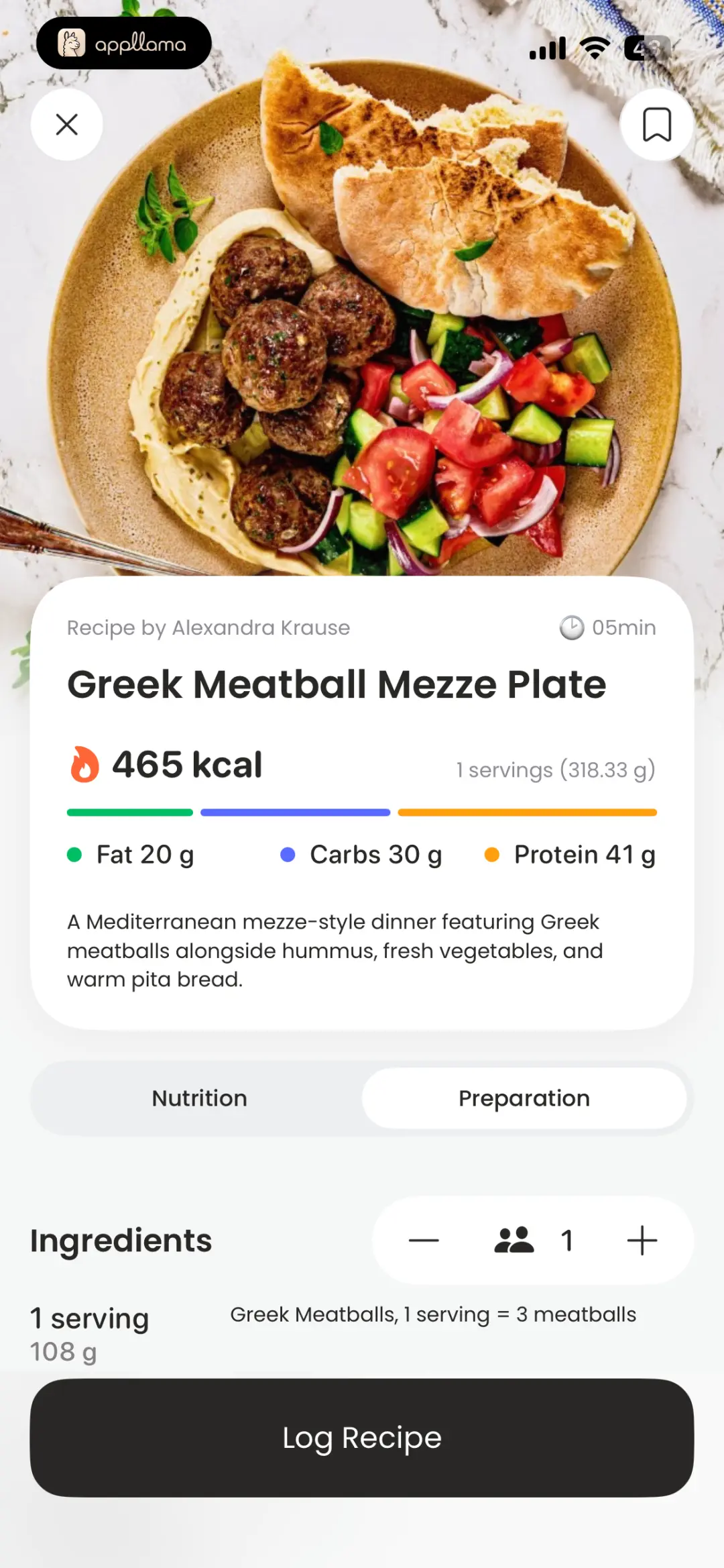 Recipe Overview