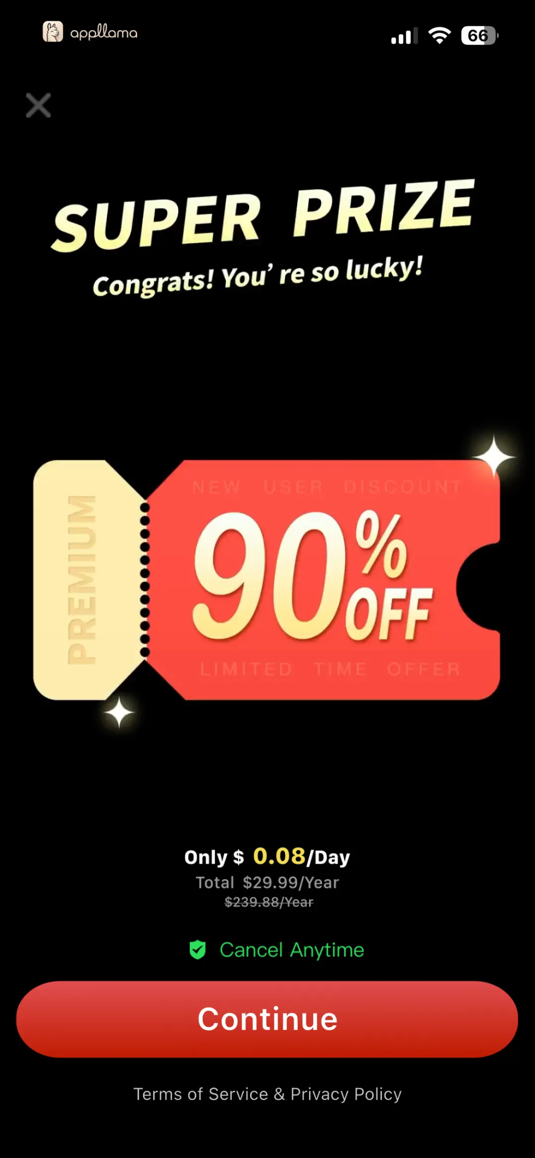 Discount Offer