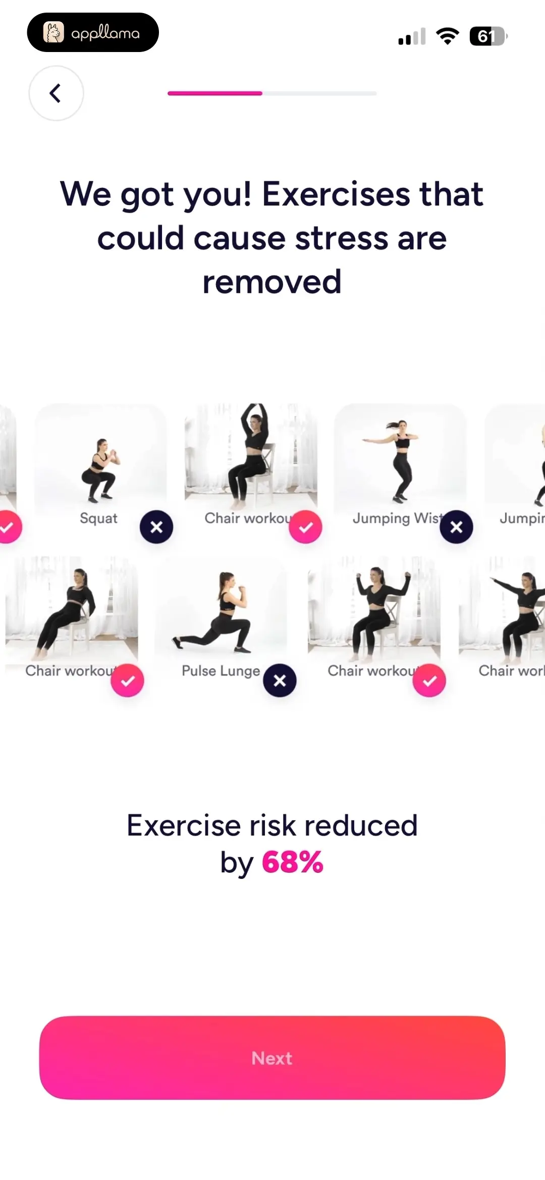 Safe Exercise Confirmation