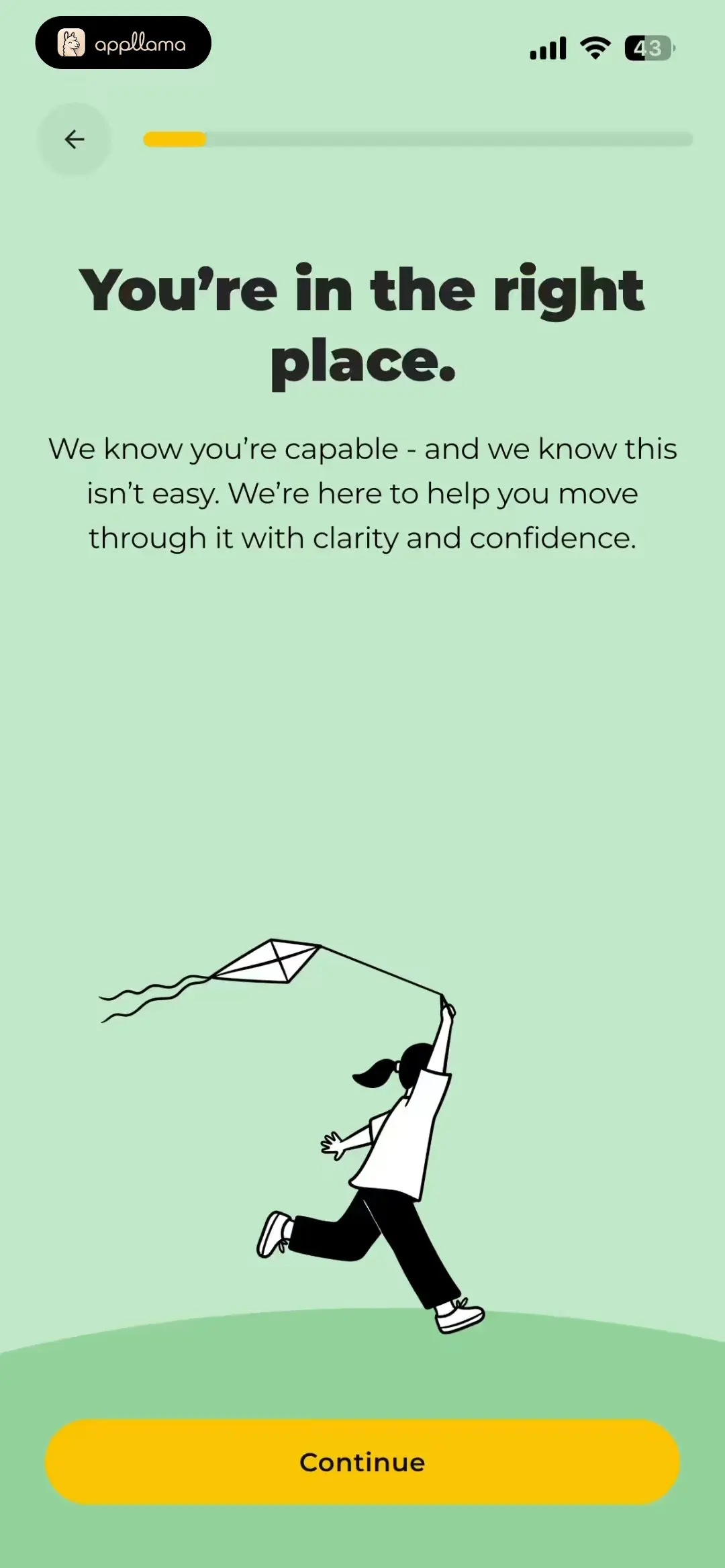 Reassurance Interstitial