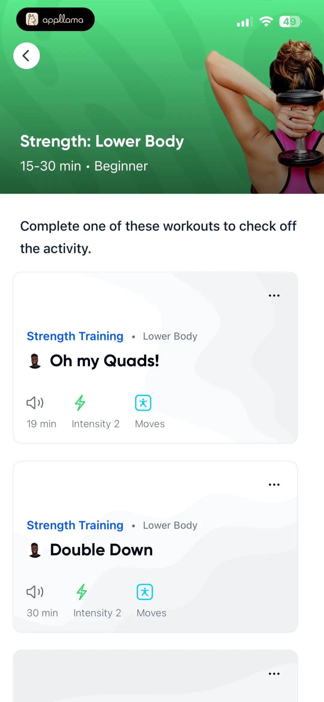 Workout Plan Detail