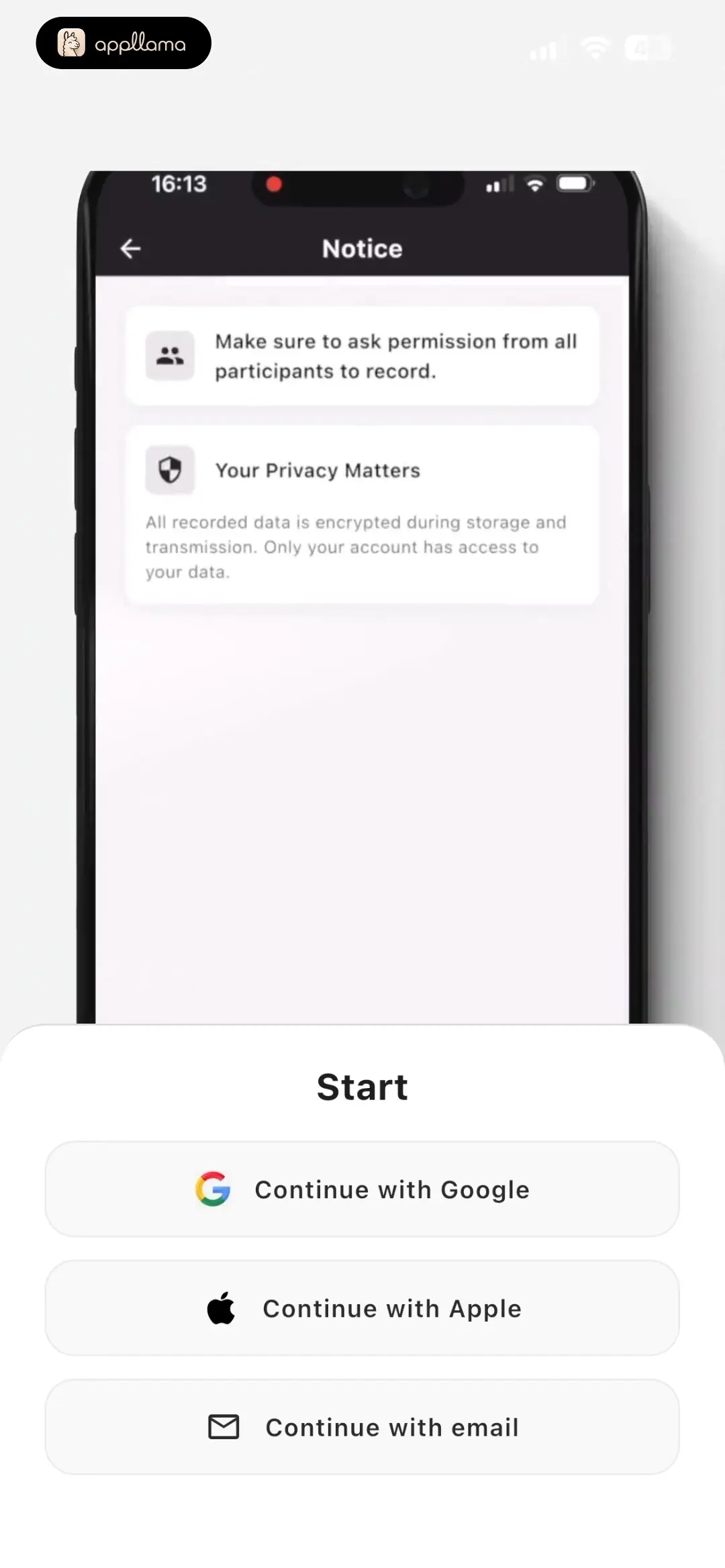 Sign-In Options