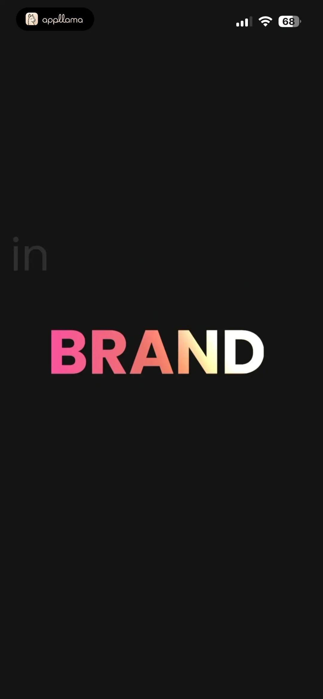 Brand Word Transition