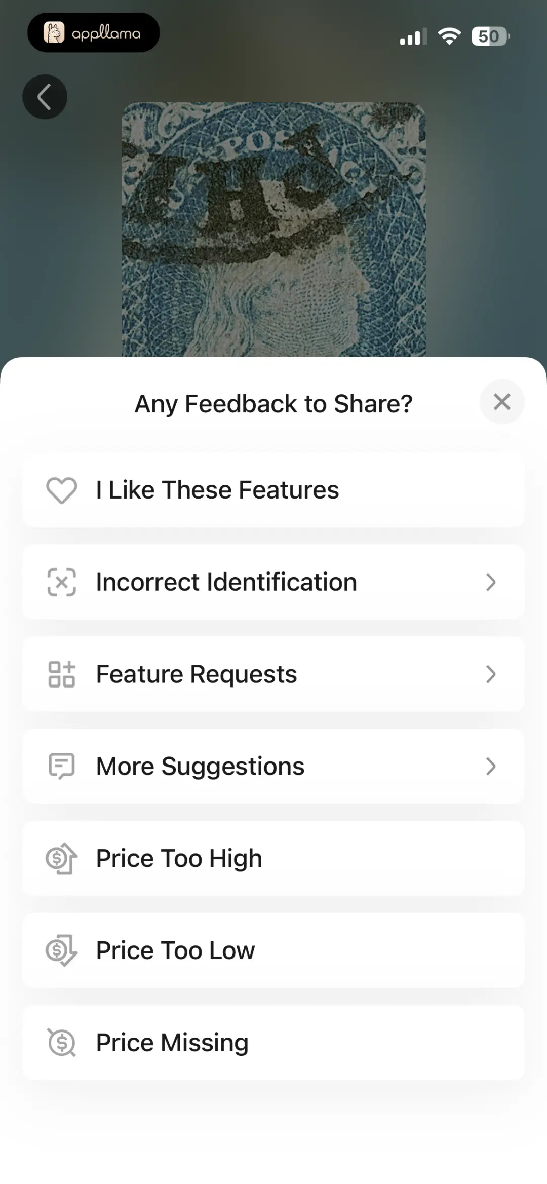Feedback Options