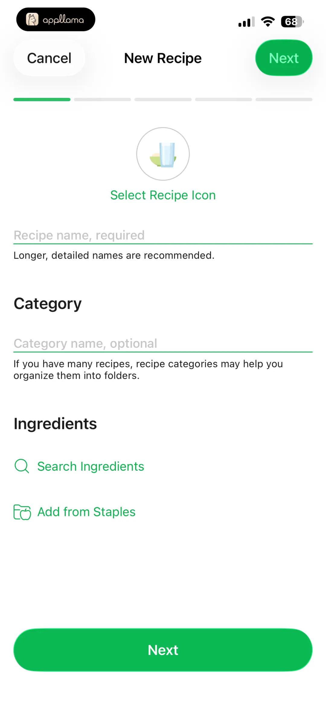 Recipe Import Guide