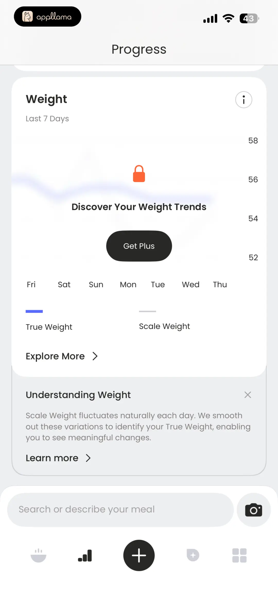 Weight Progress