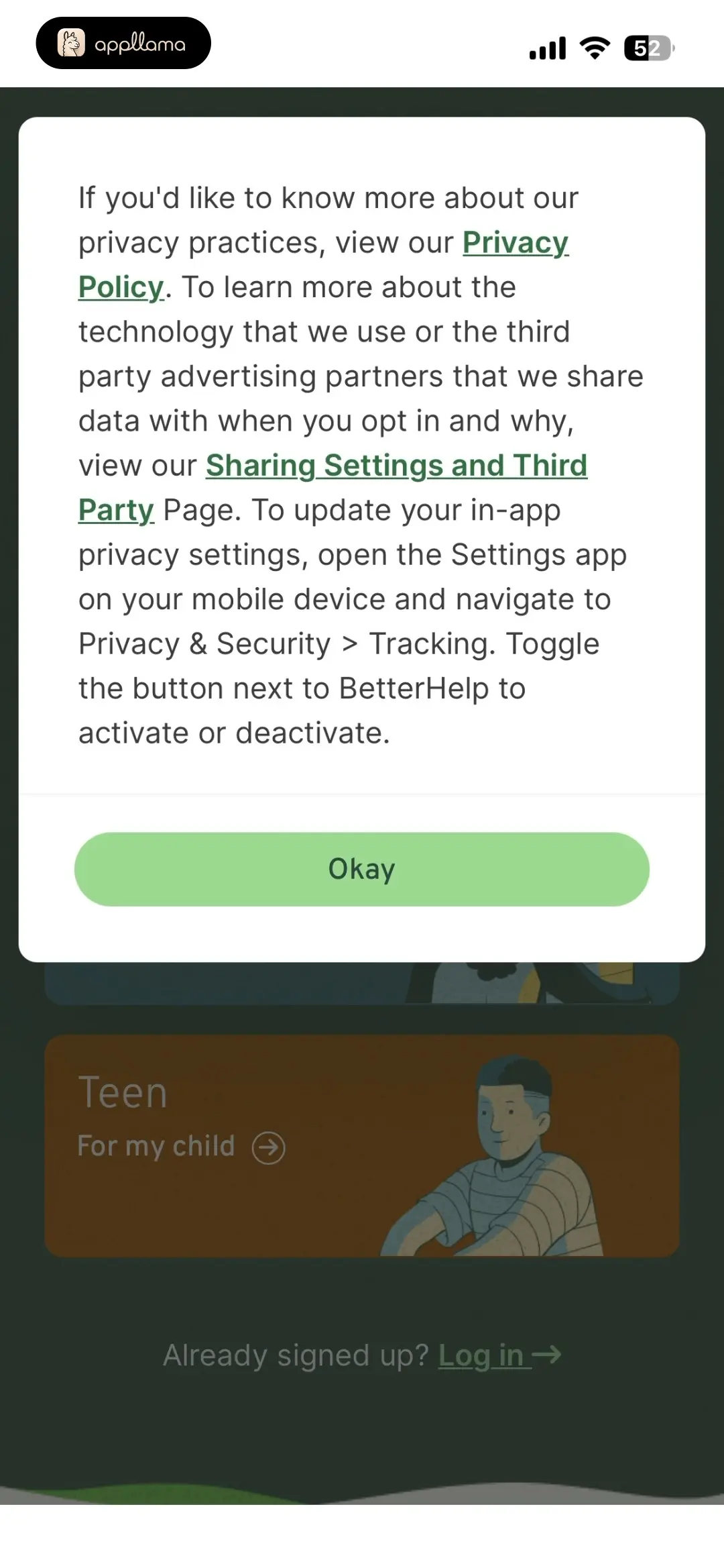 Privacy Notice Modal