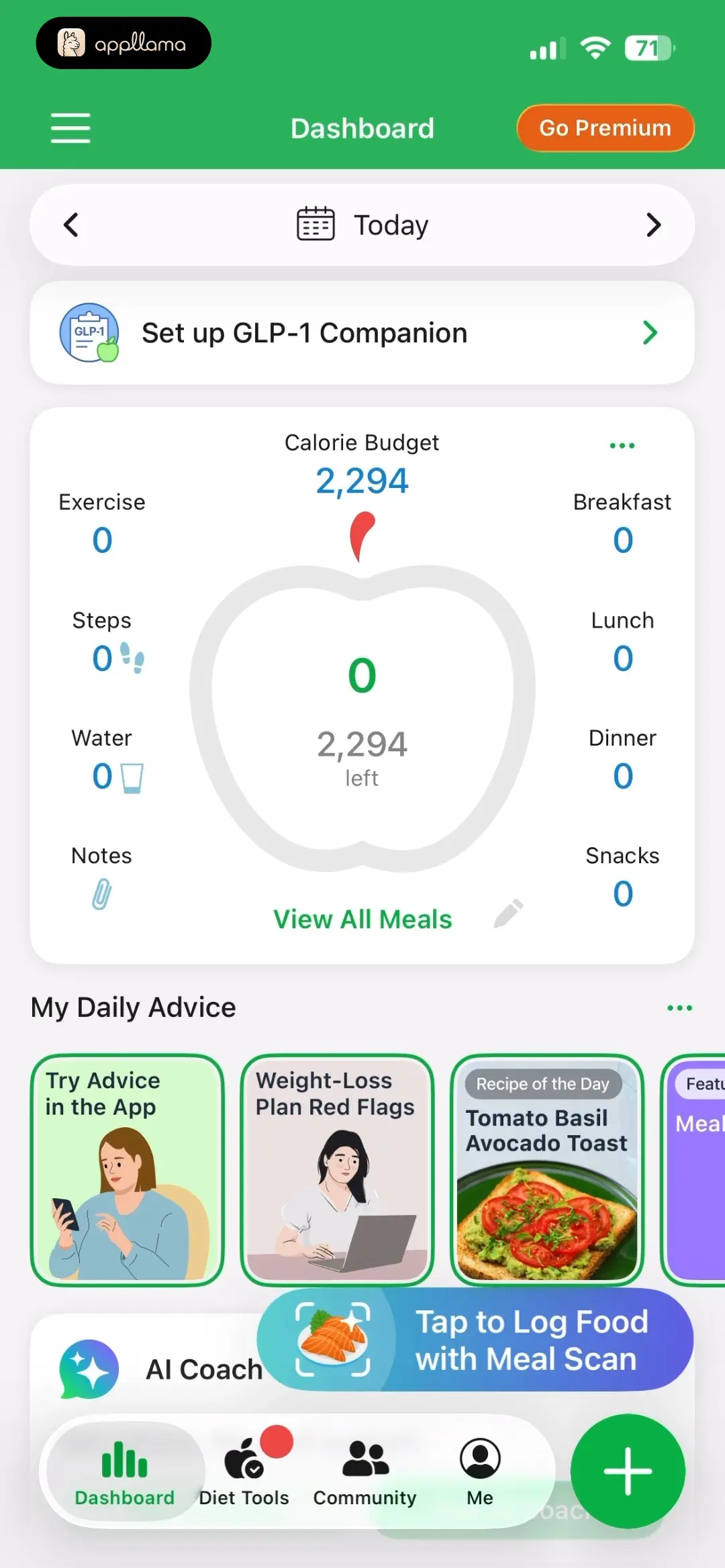 Home Dashboard