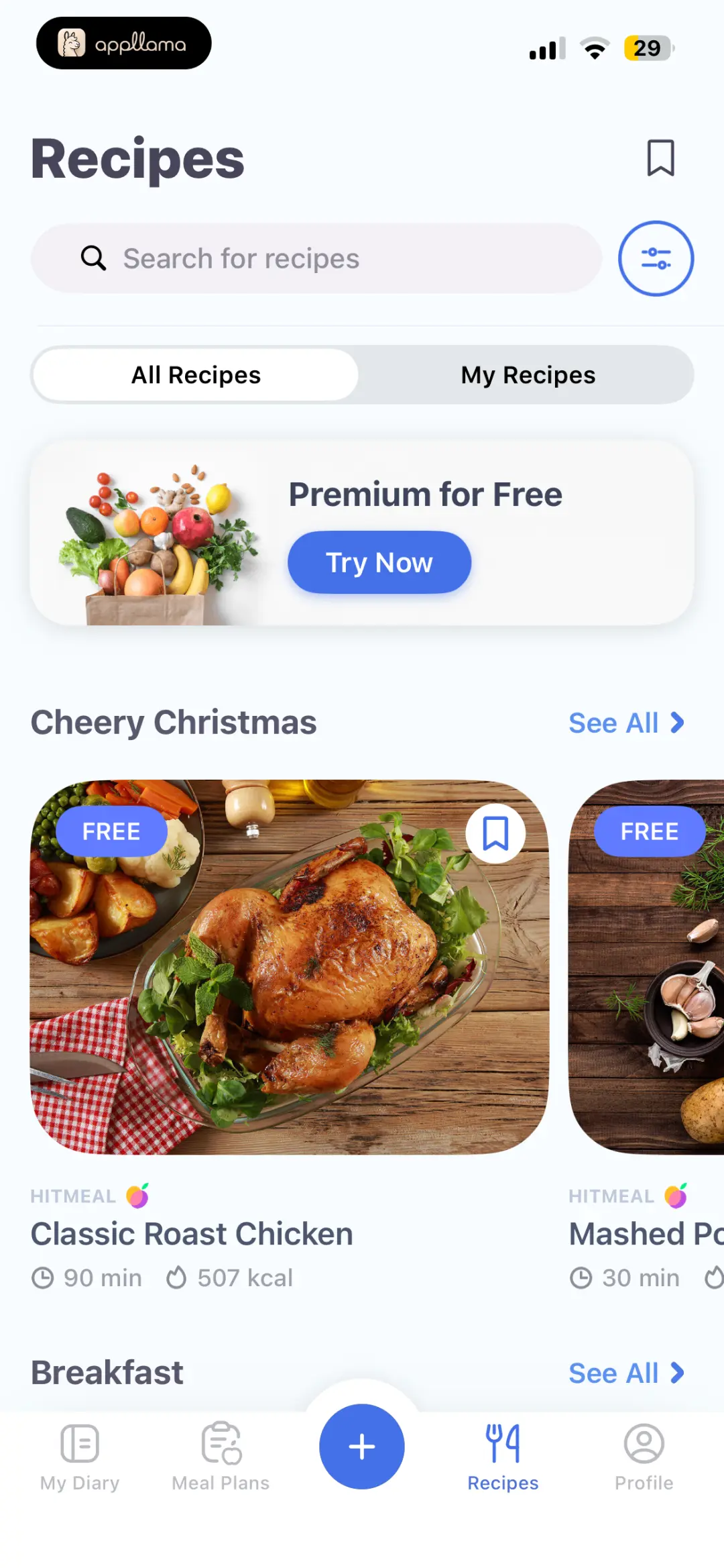Recipes Home