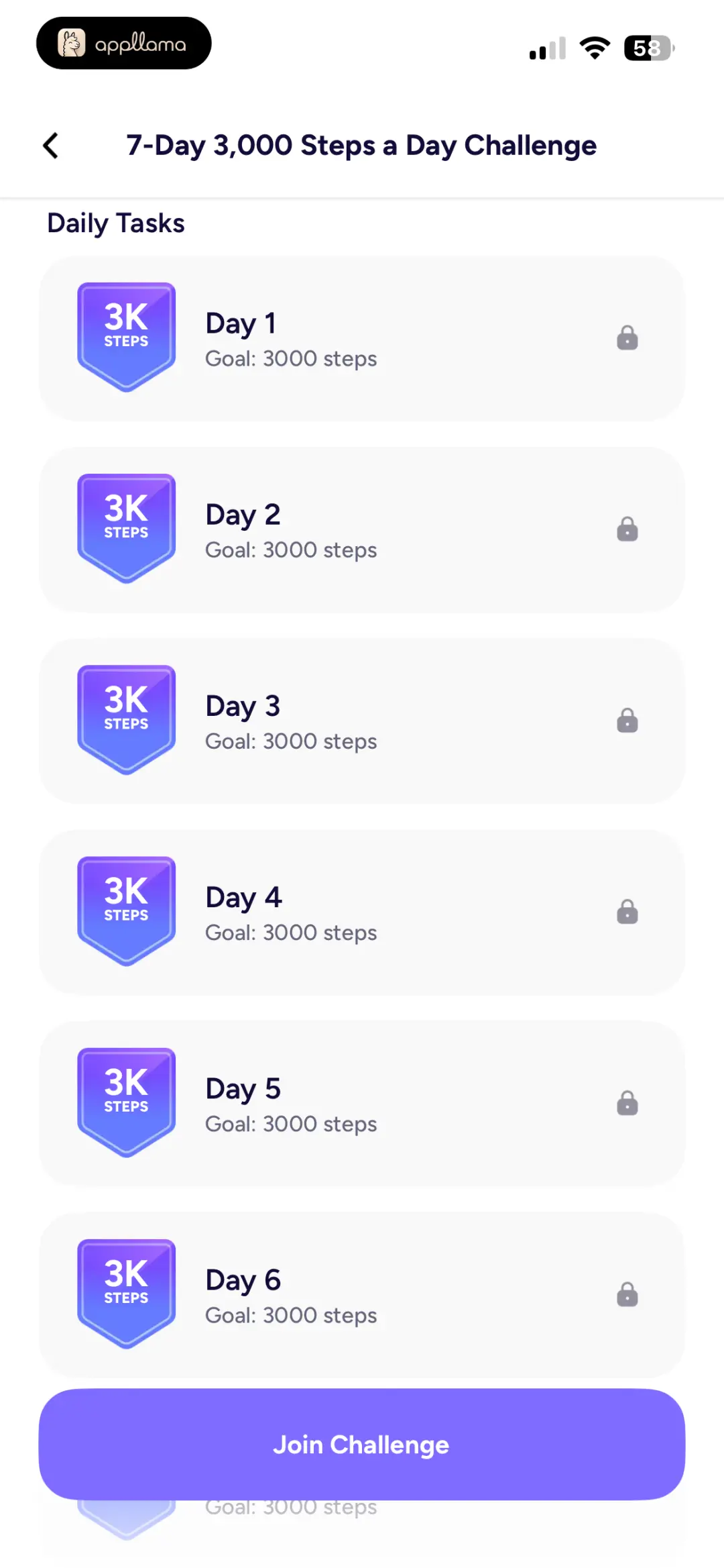 Challenge Day Tasks