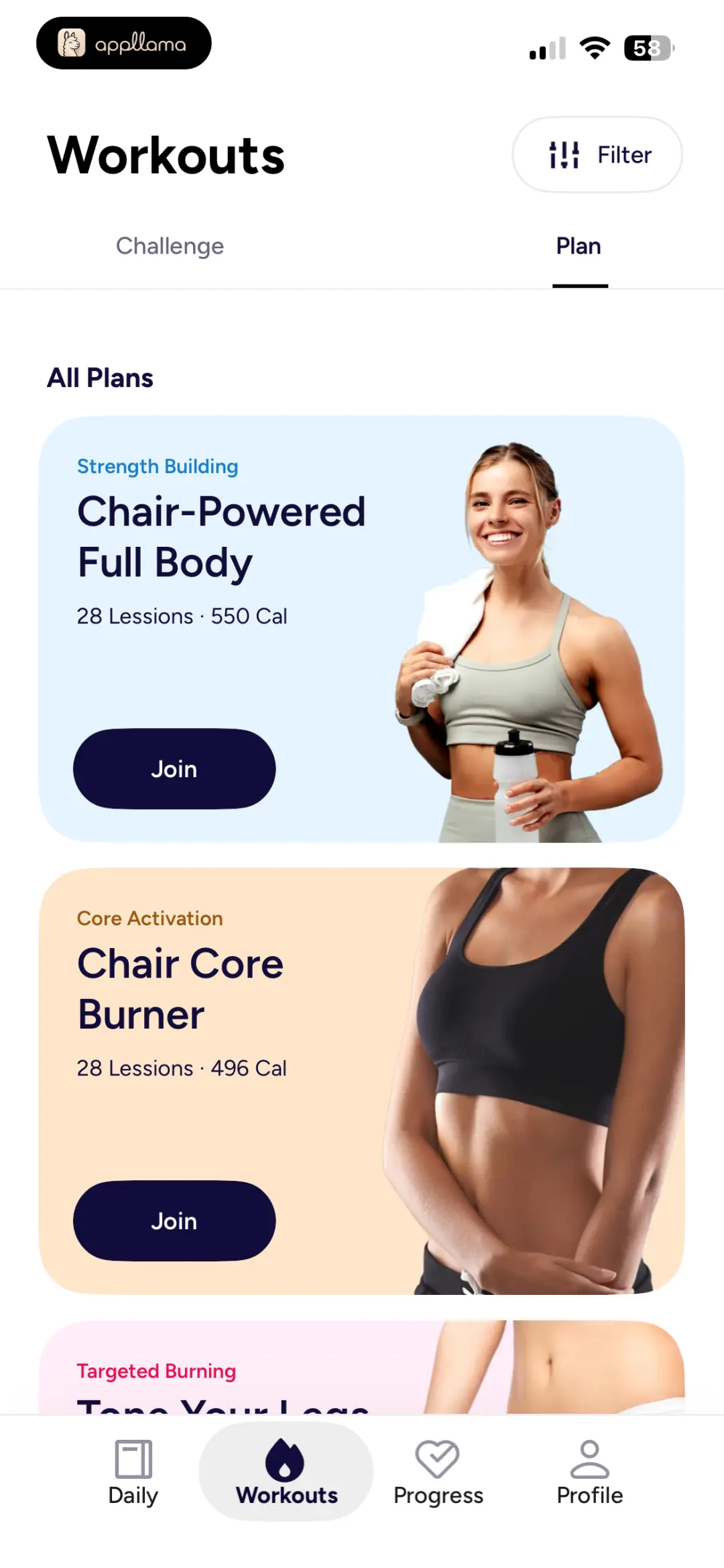 Workout Plan Library