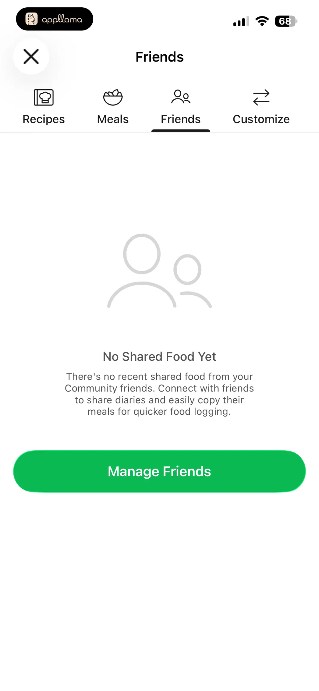 Friends Empty State