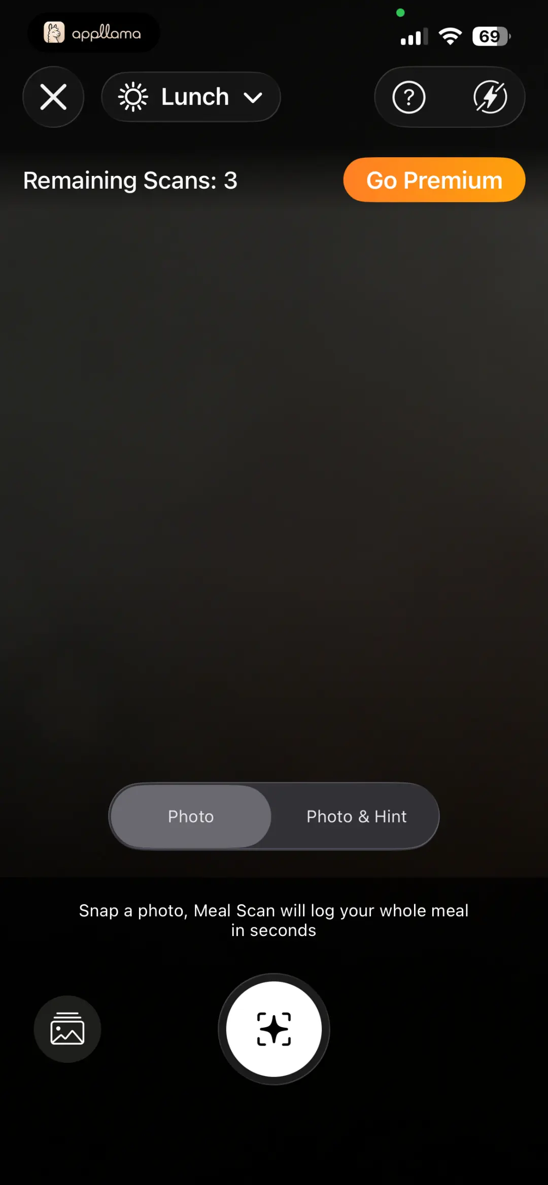 Food Scan Camera