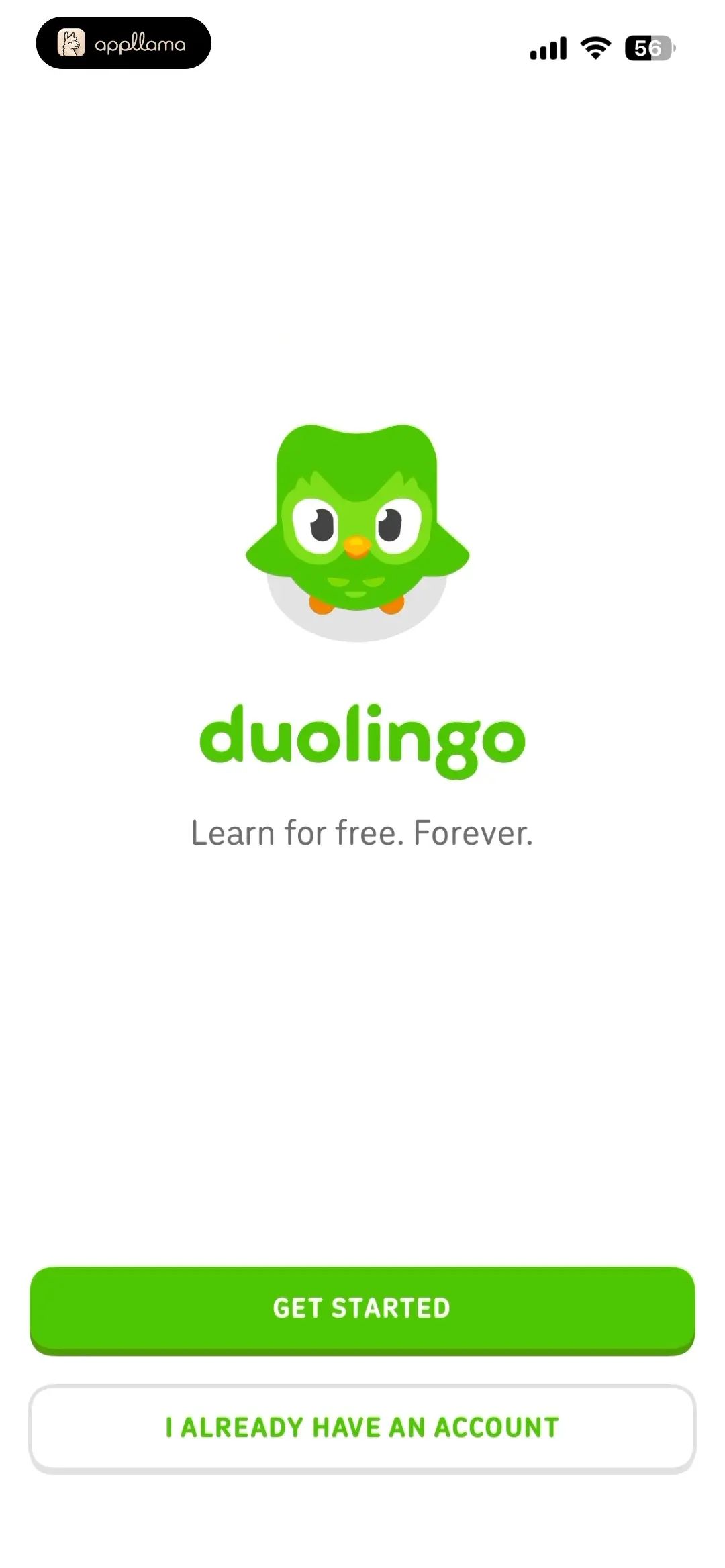 Welcome Screen