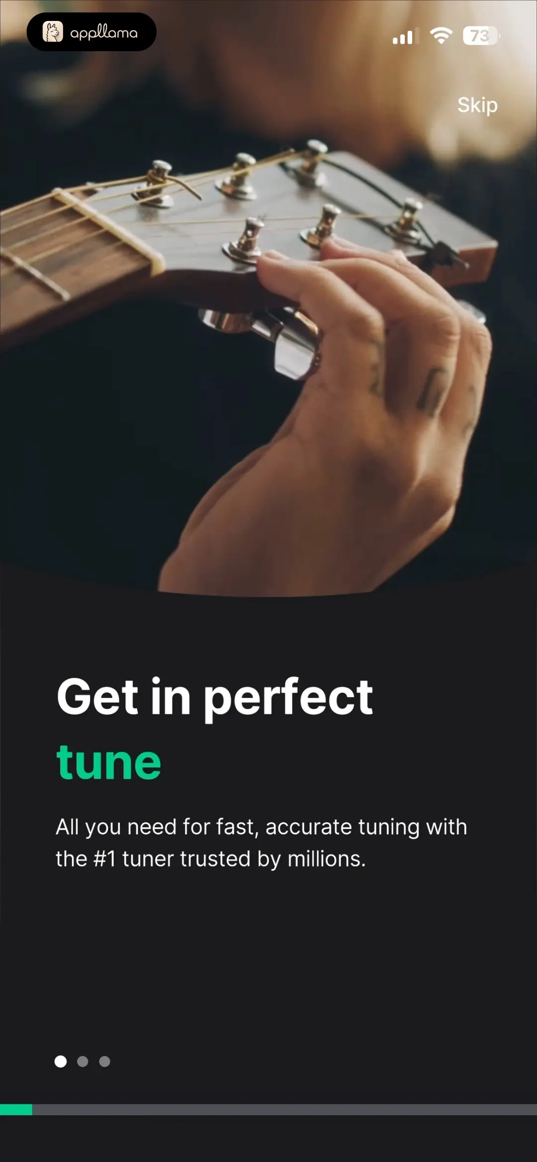 Onboarding Feature Slide