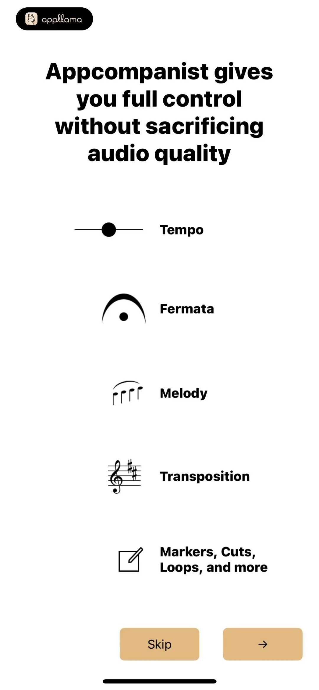 Appcompanist: Vocal Training Feature Overview