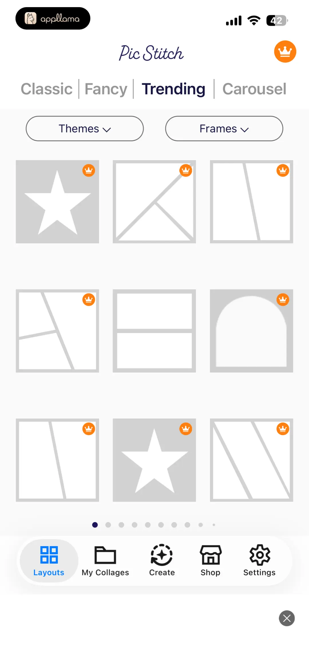 Trending Layouts