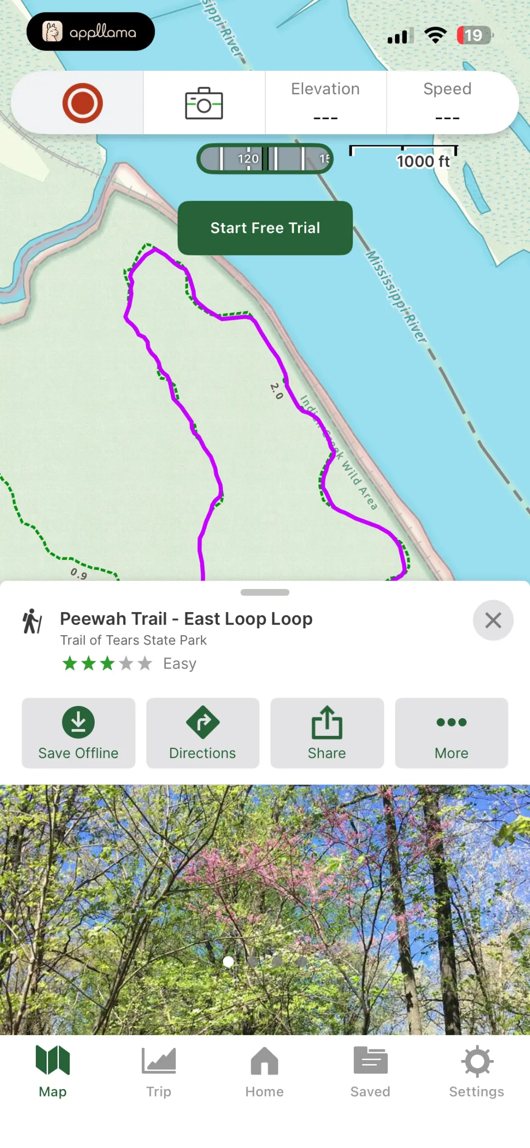 Selected Trail Map