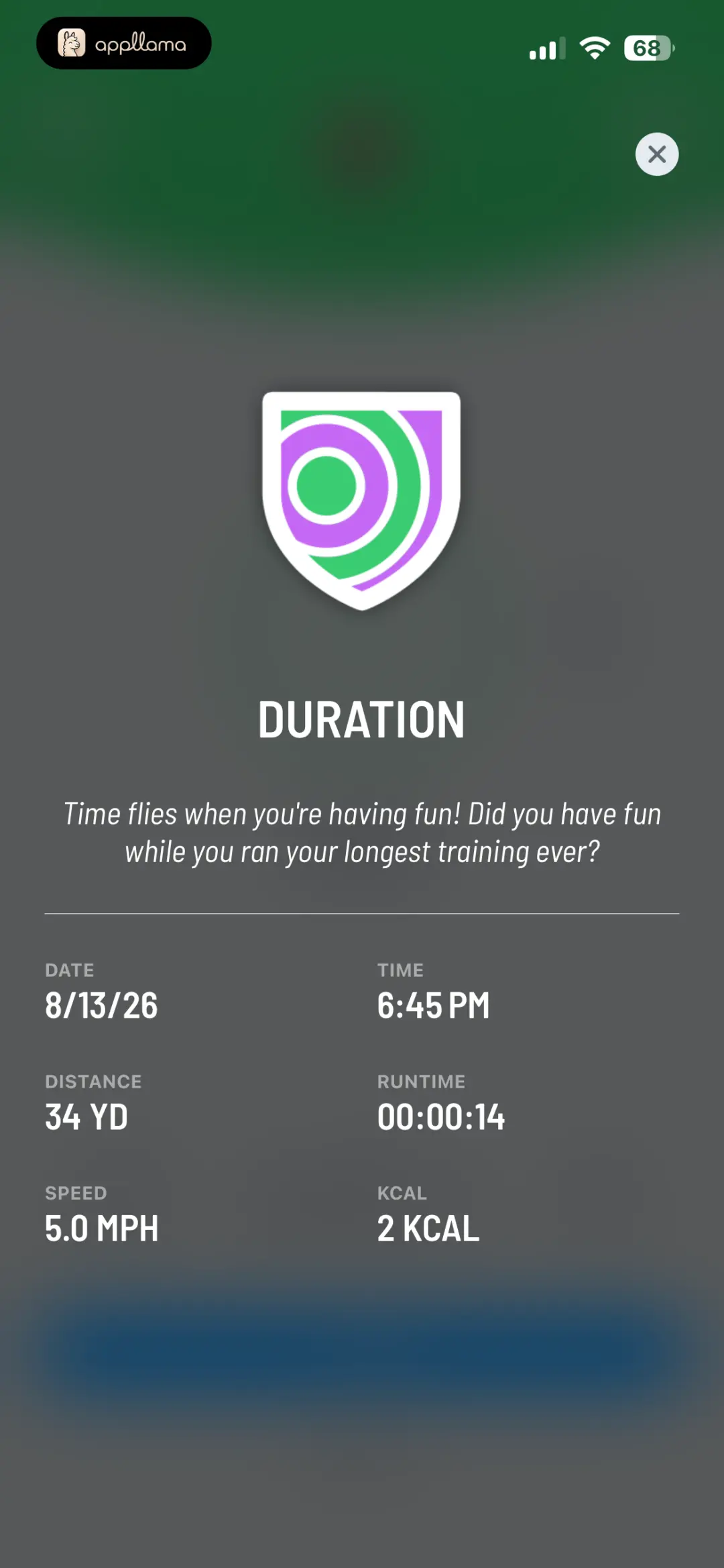 Duration Medal
