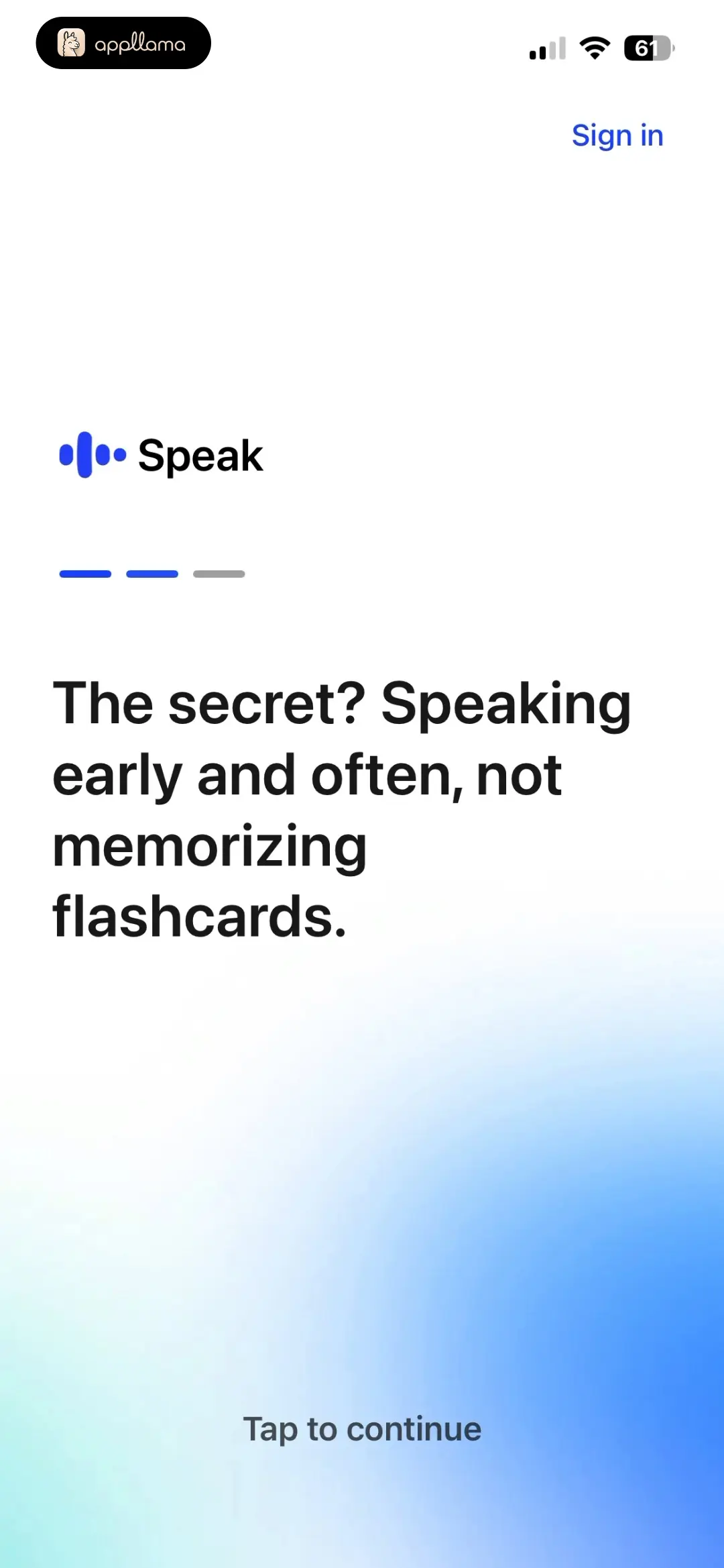 Onboarding Learning Insight