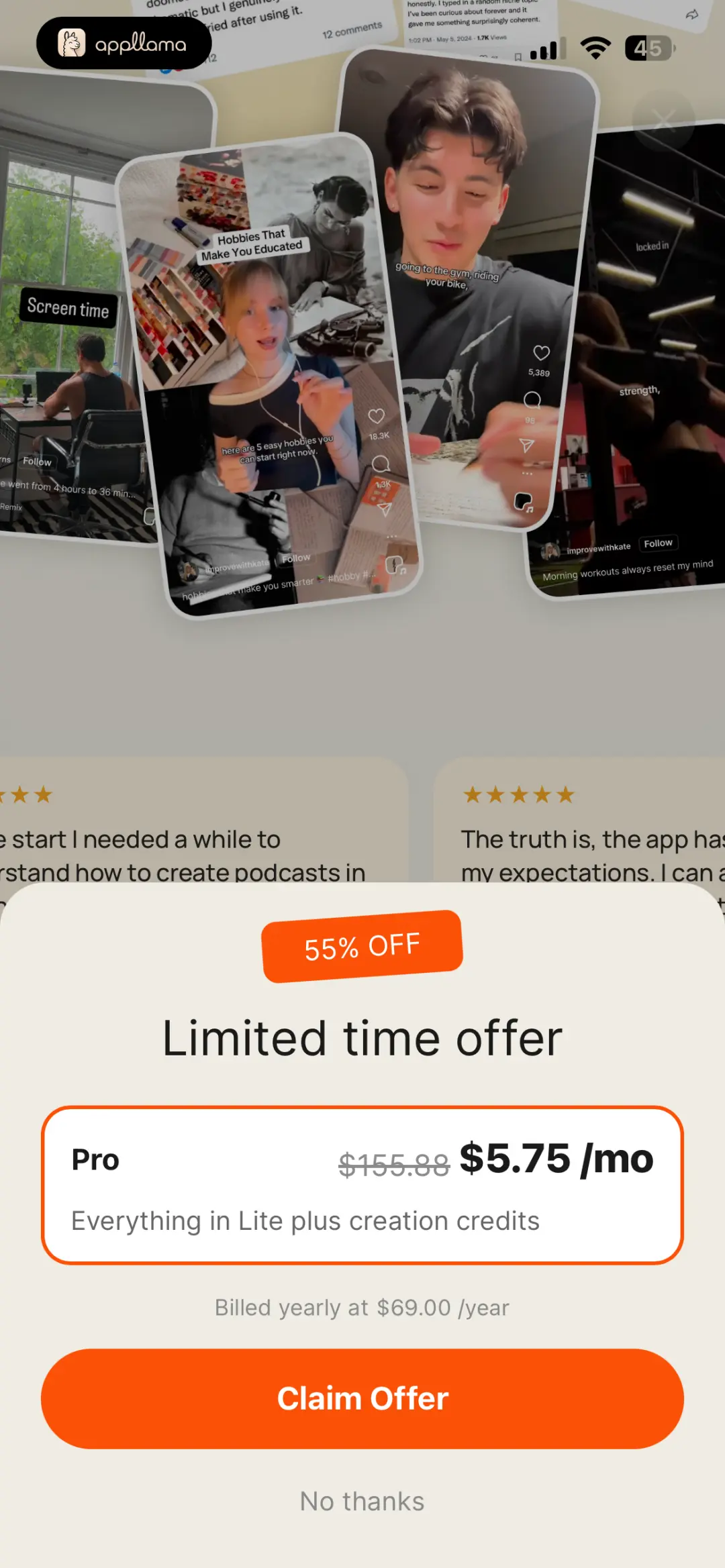 Limited-Time Offer
