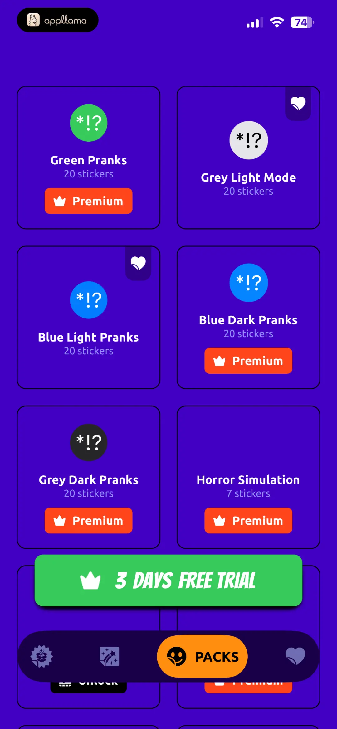 Prank Pack Catalog