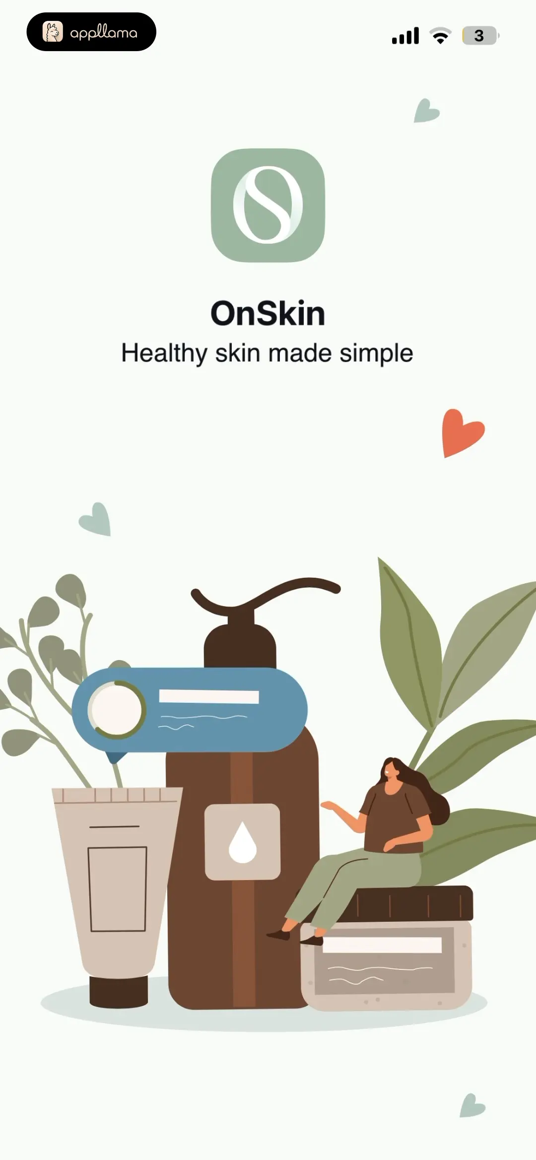 OnSkin: Beauty Product Scanner Onboarding Intro