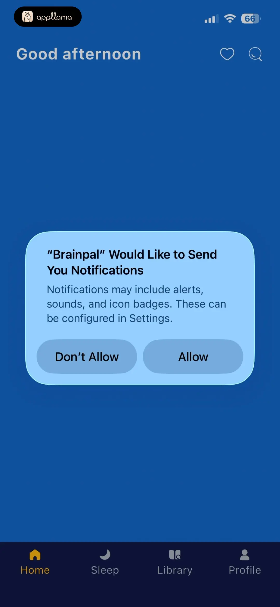 Home Notification Prompt