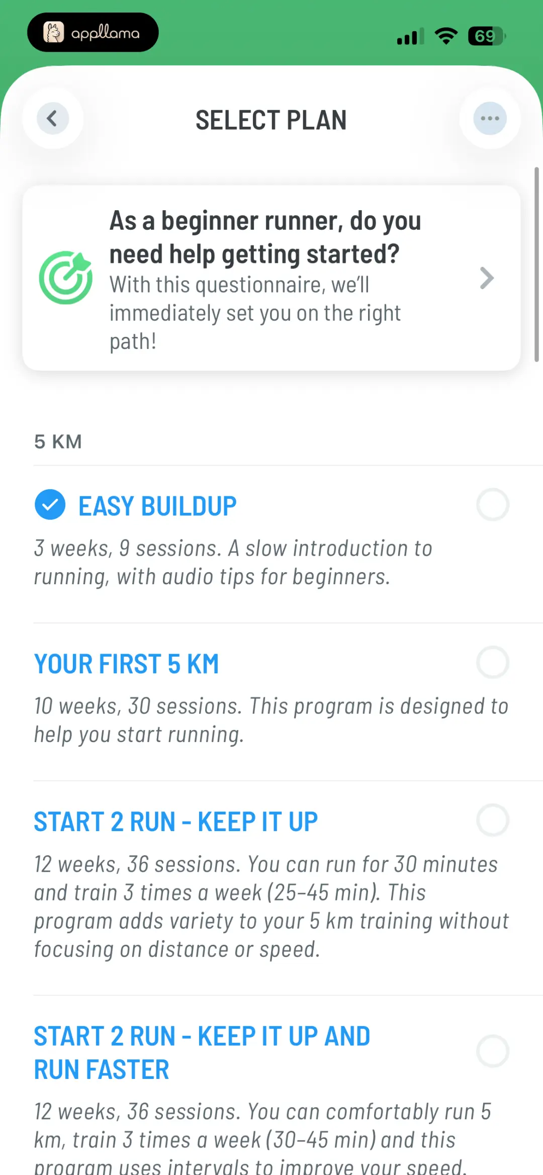 Select Plan