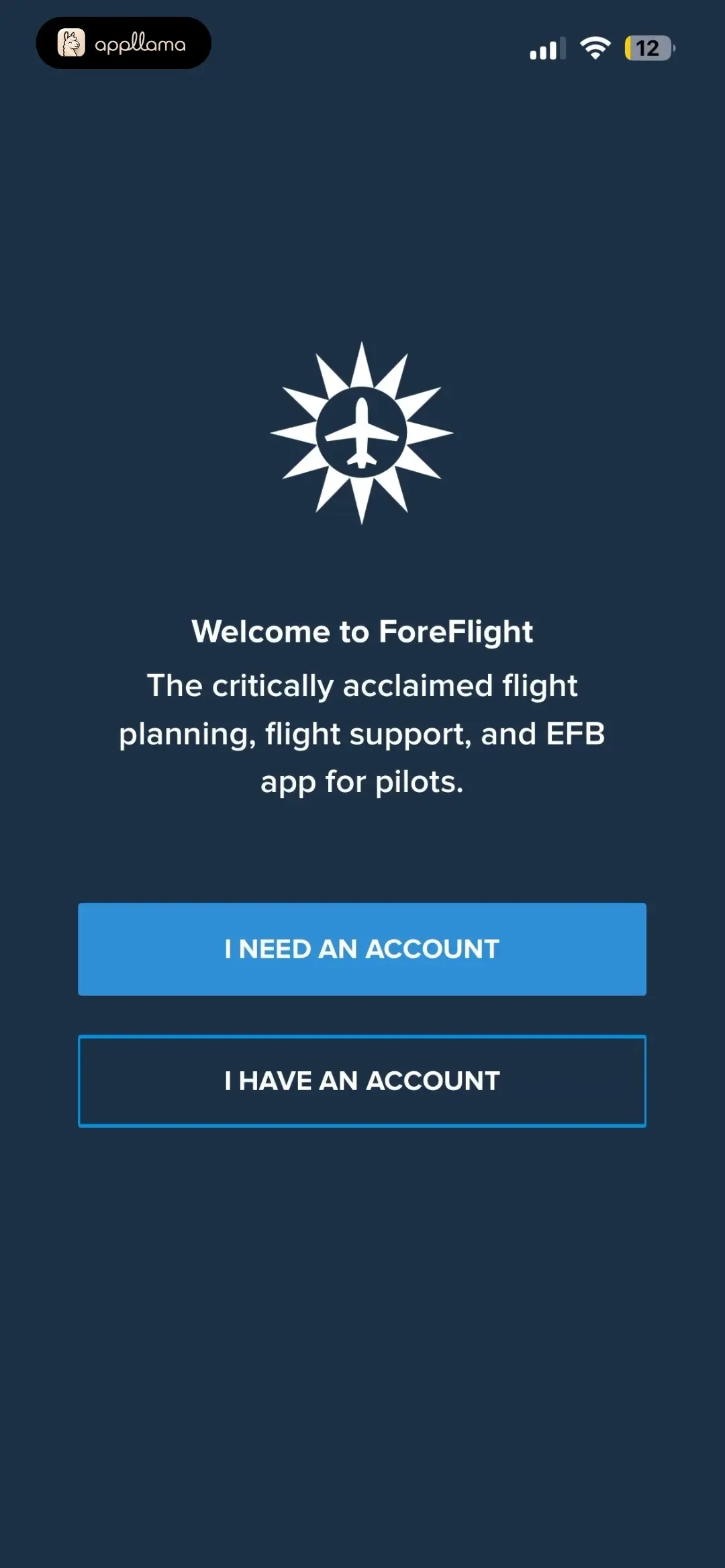 Welcome Account Choice