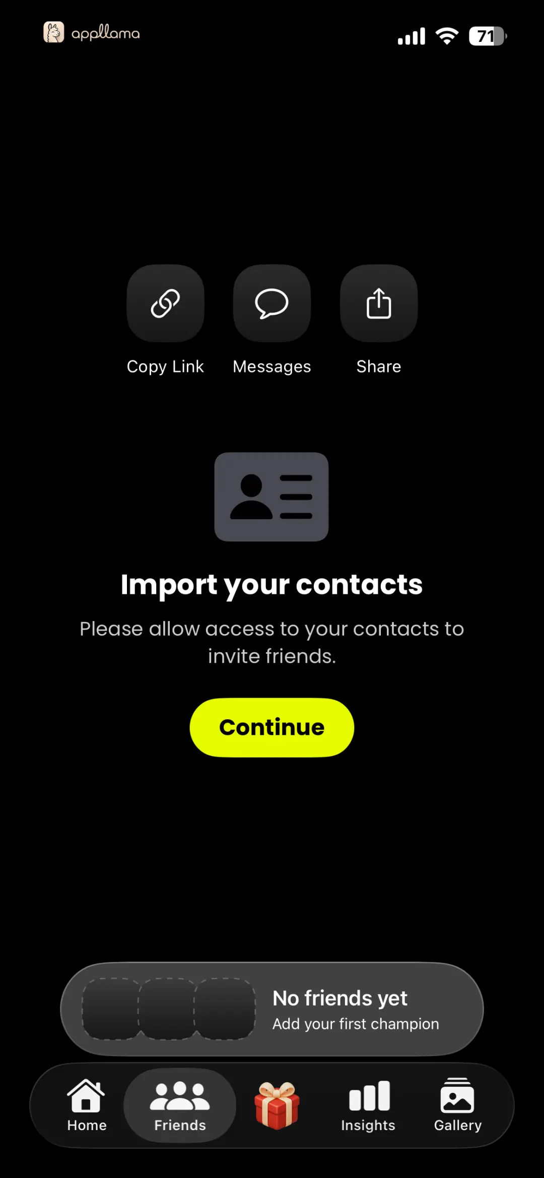 Friends Import